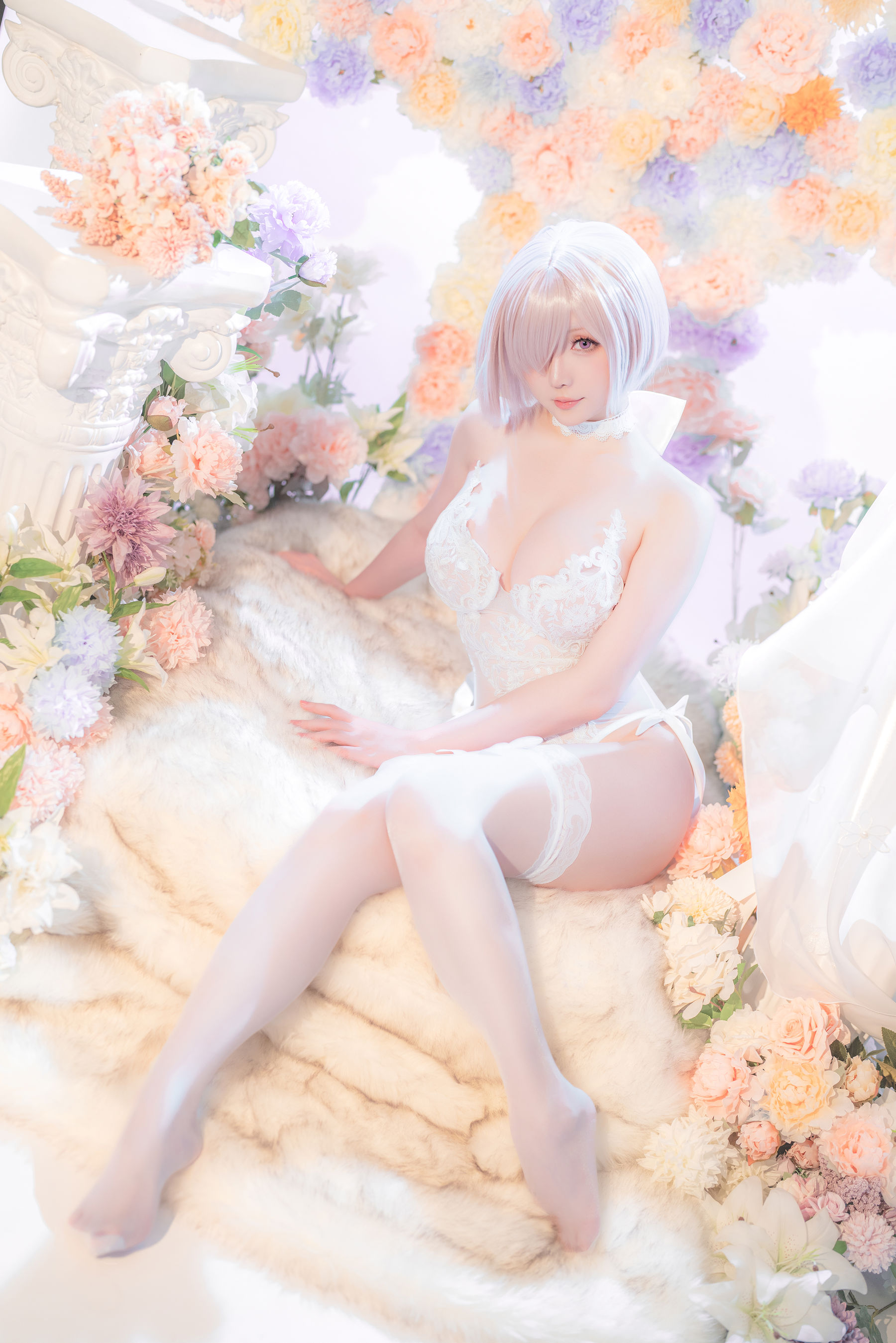 Coser小姐姐星之迟迟 - 玛修同人婚纱
