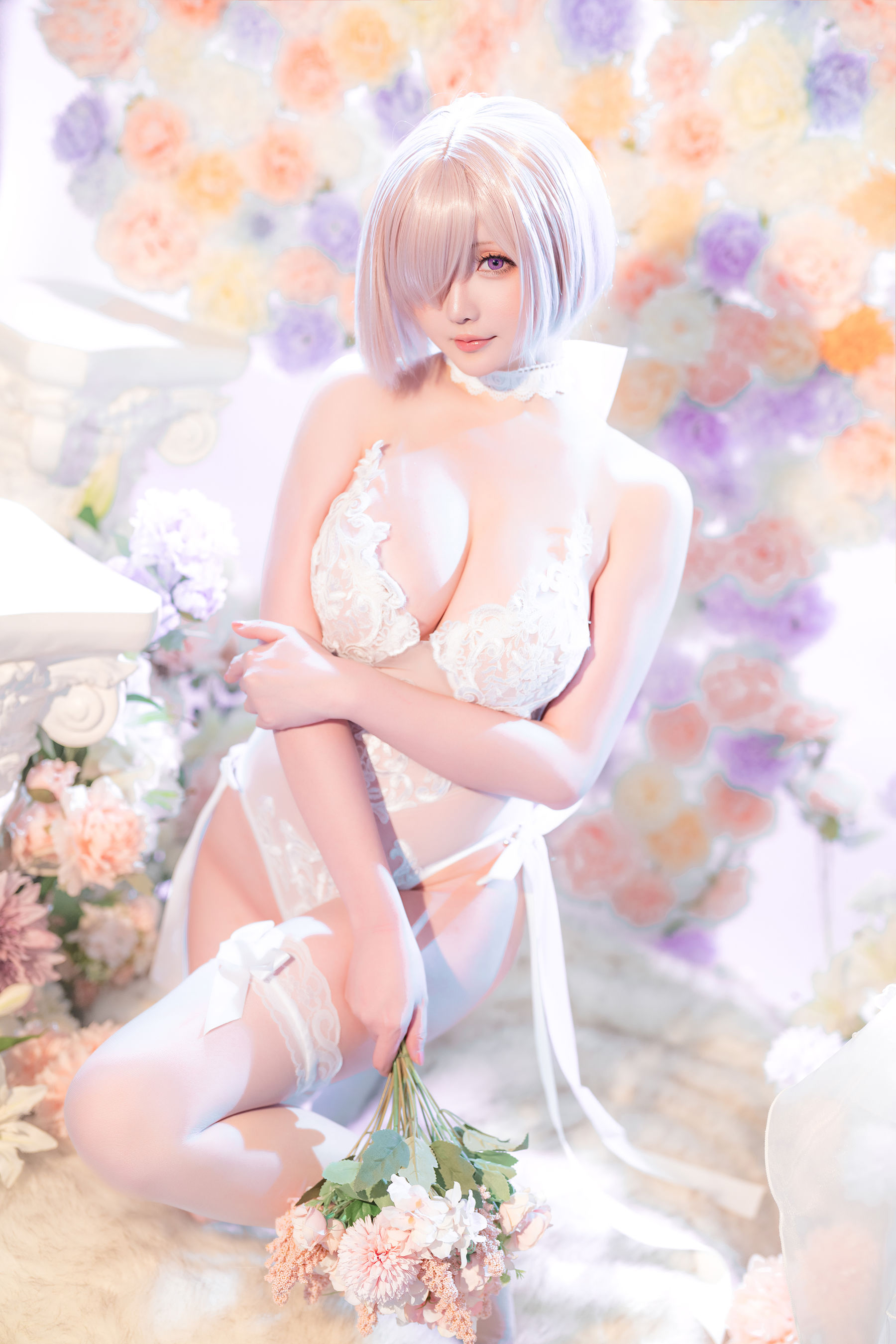 Coser小姐姐星之迟迟 - 玛修同人婚纱