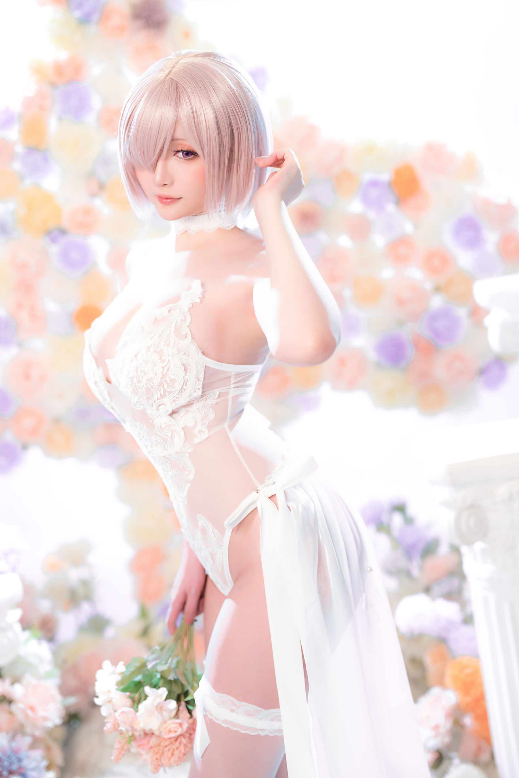 Coser小姐姐星之迟迟 - 玛修同人婚纱