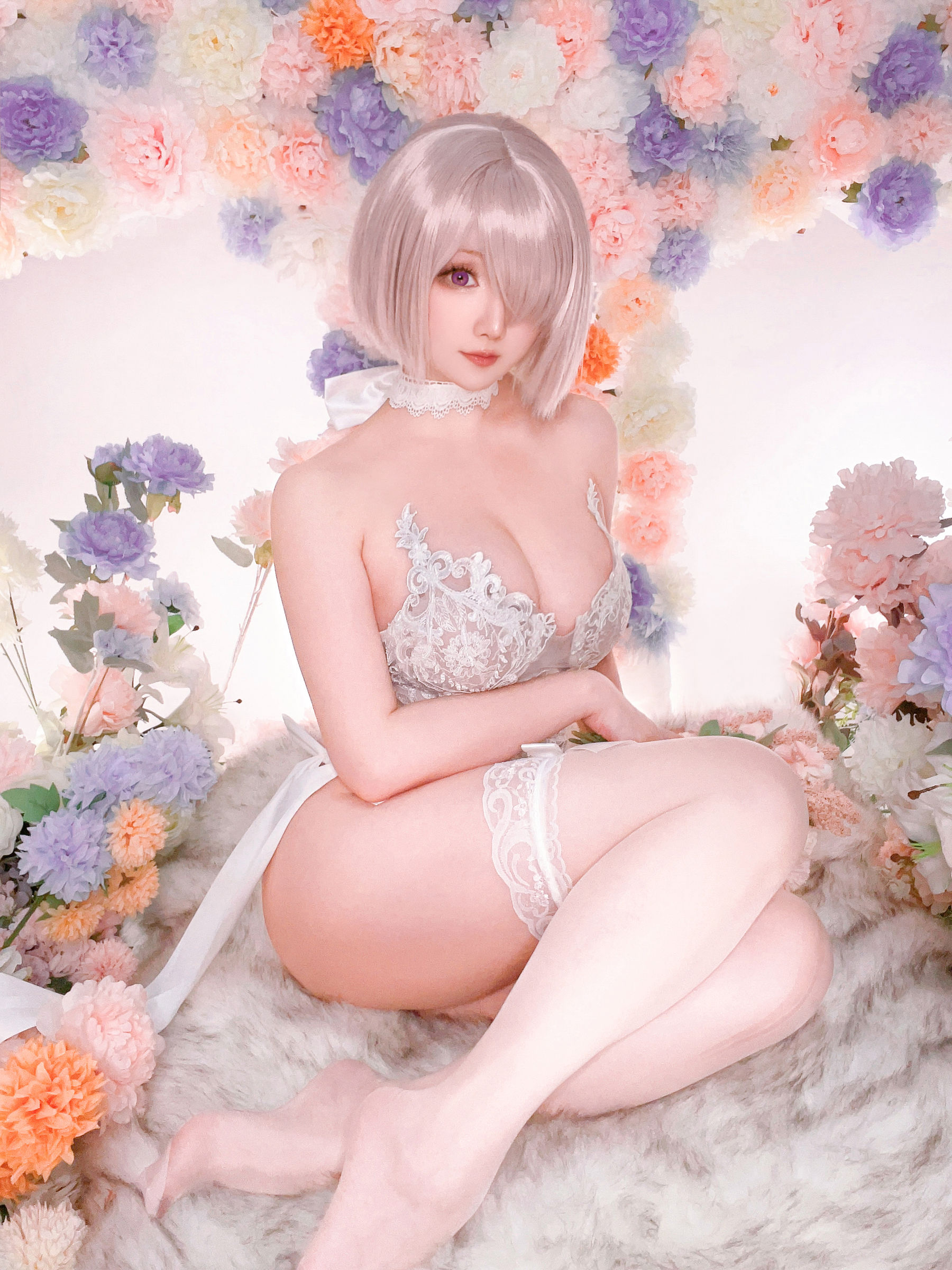 Coser小姐姐星之迟迟 - 玛修同人婚纱