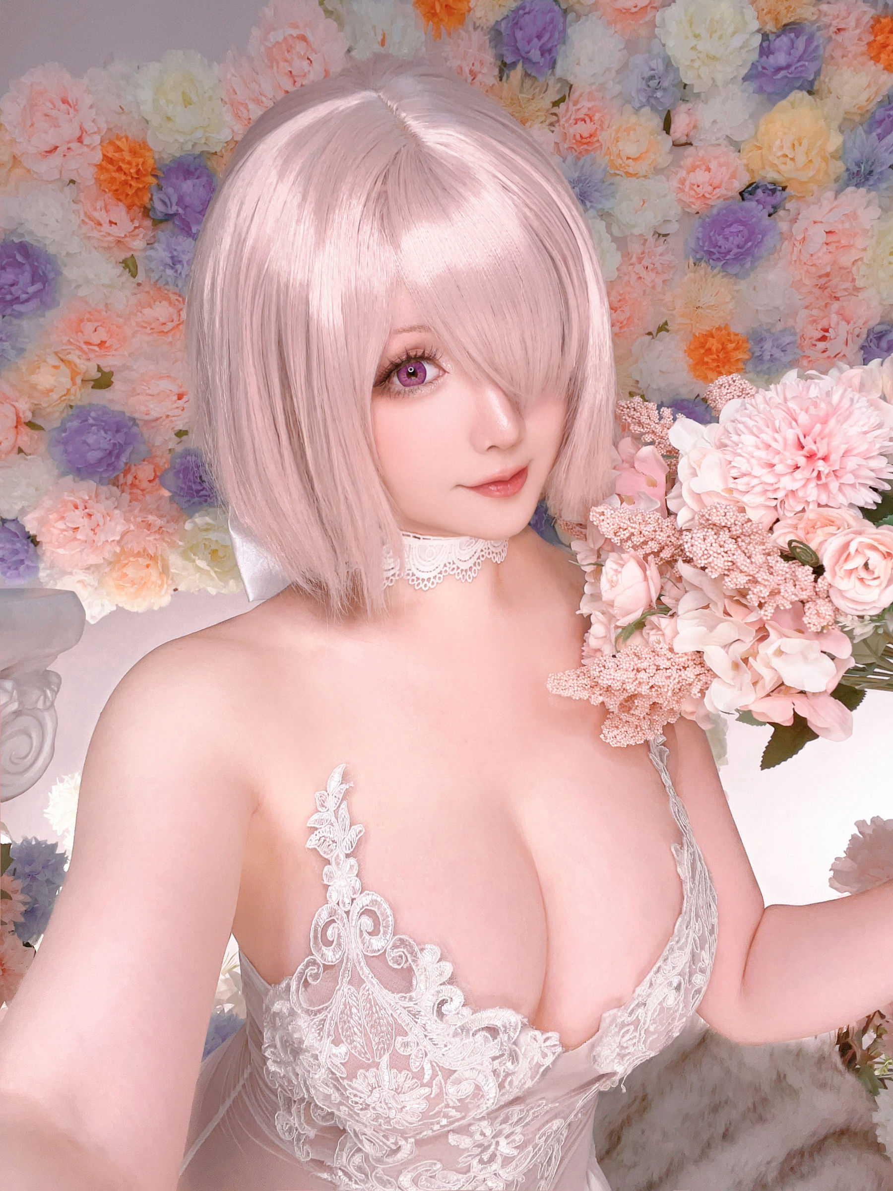 Coser小姐姐星之迟迟 - 玛修同人婚纱