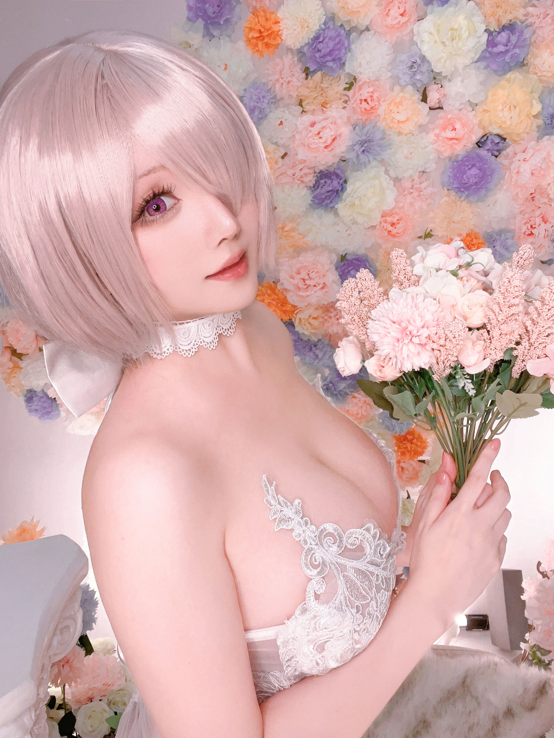 Coser小姐姐星之迟迟 - 玛修同人婚纱