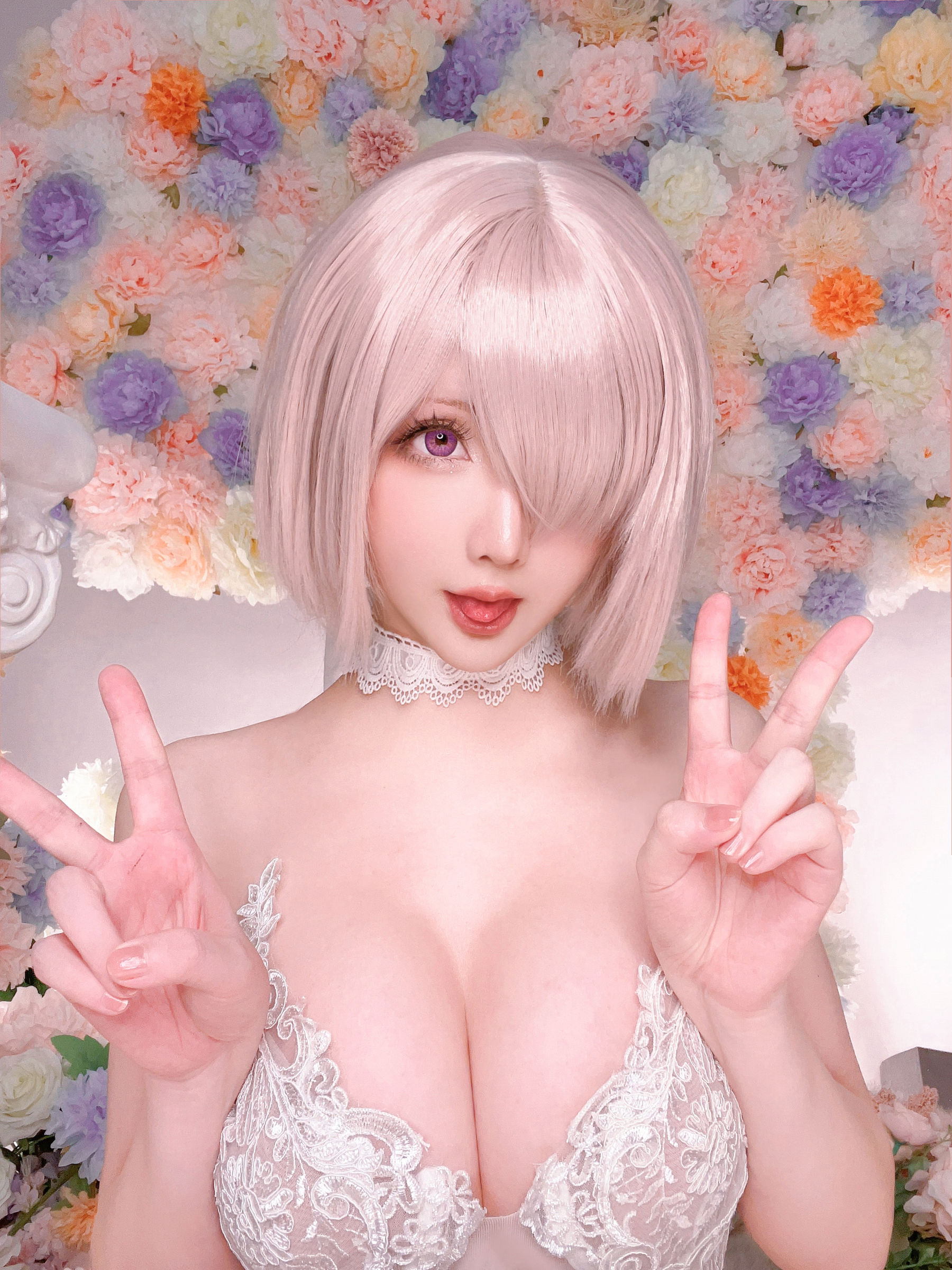 Coser小姐姐星之迟迟 - 玛修同人婚纱