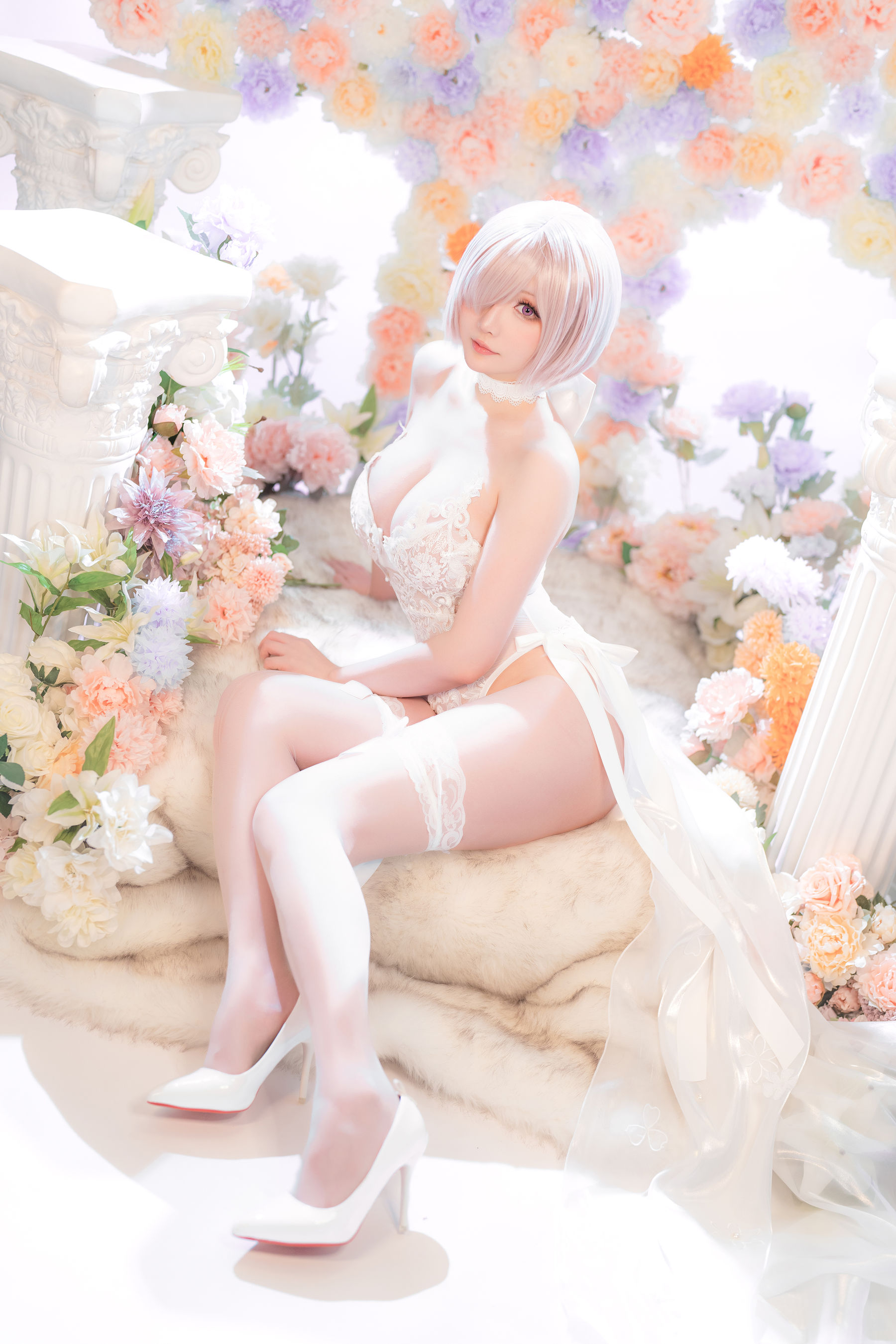 Coser小姐姐星之迟迟 - 玛修同人婚纱