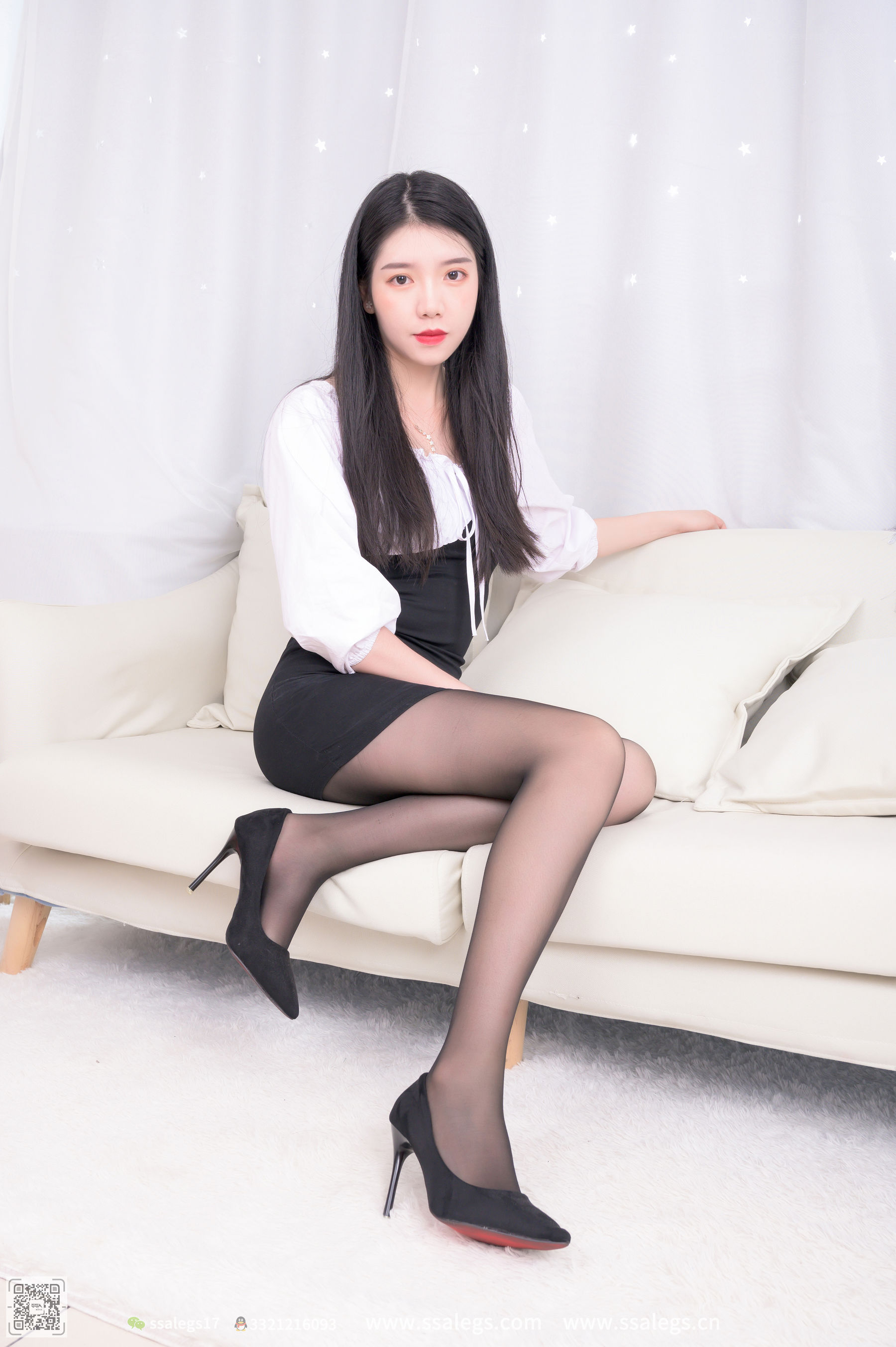 [SSA丝社]超清写真 No.516 秋秋 黑丝写真（上）