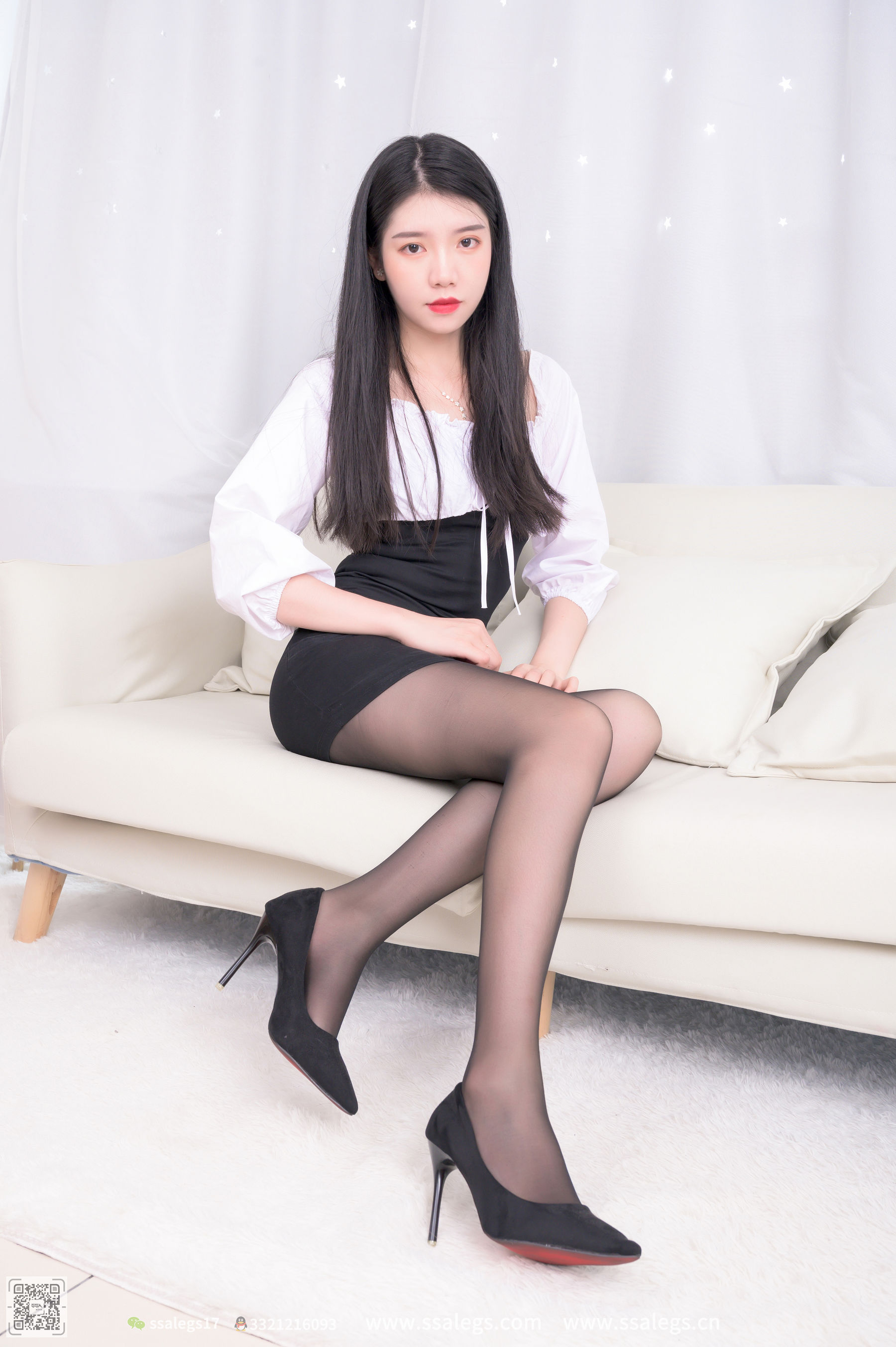[SSA丝社]超清写真 No.516 秋秋 黑丝写真（上）