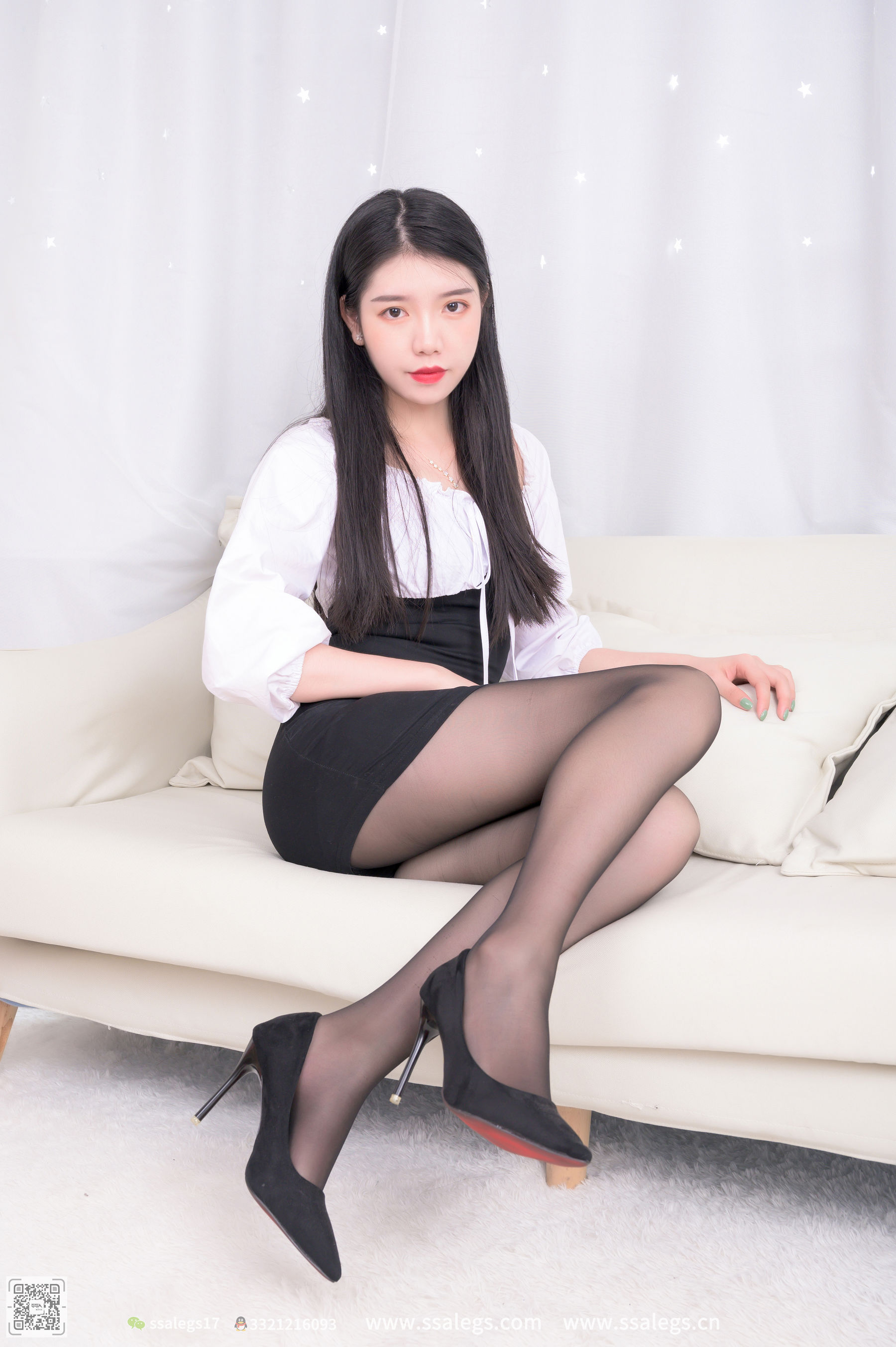 [SSA丝社]超清写真 No.516 秋秋 黑丝写真（上）