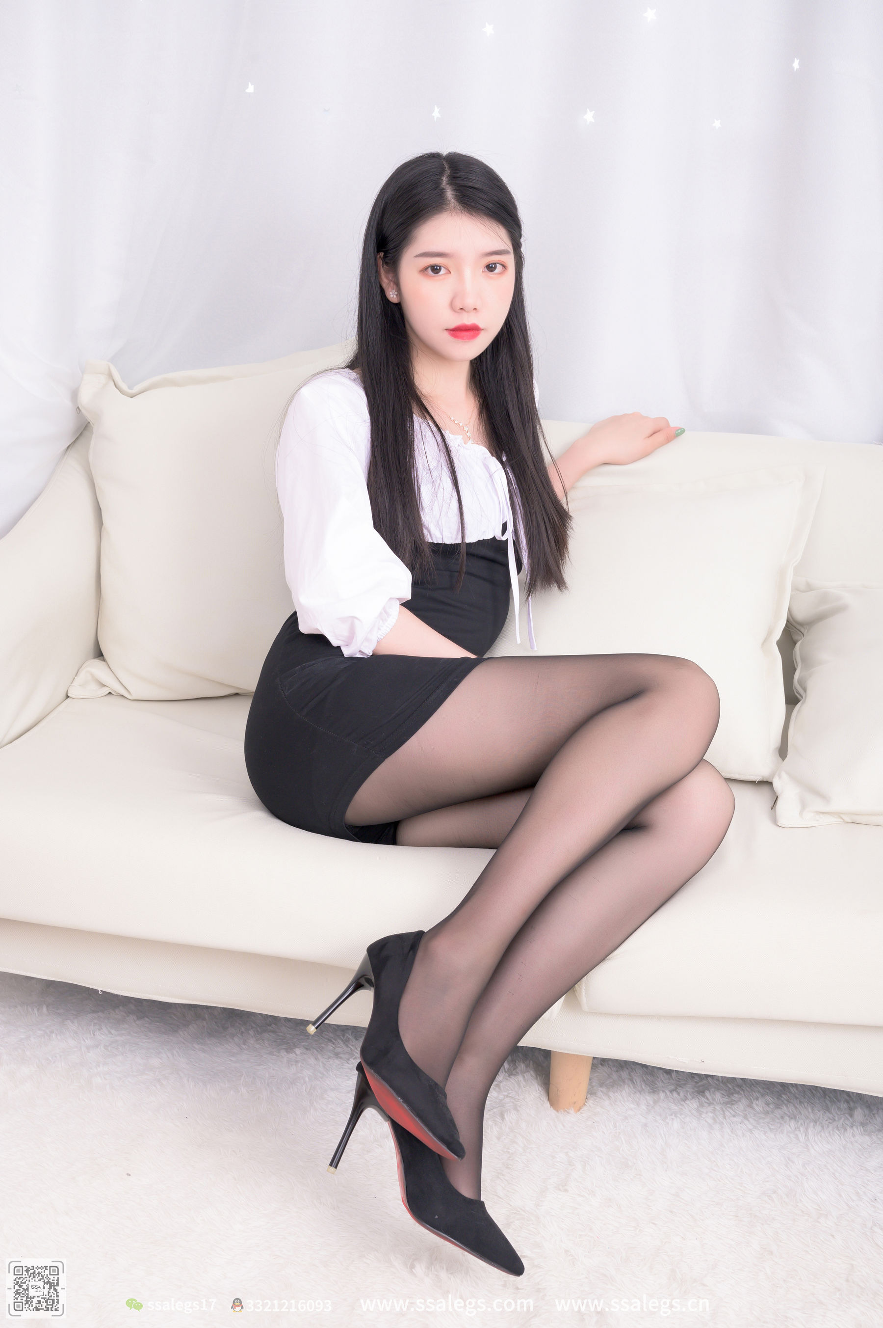 [SSA丝社]超清写真 No.516 秋秋 黑丝写真（上）