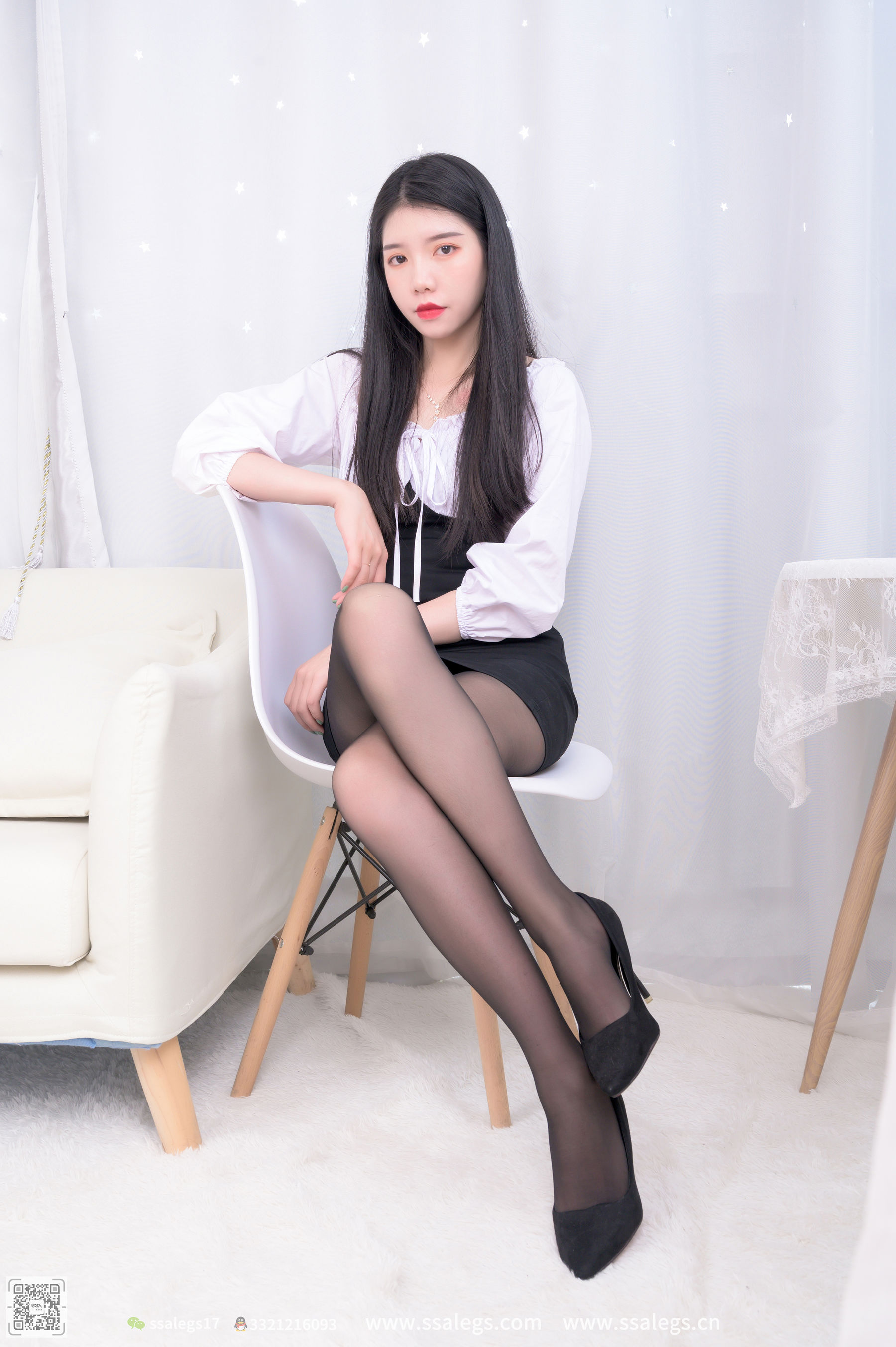 [SSA丝社]超清写真 No.516 秋秋 黑丝写真（上）
