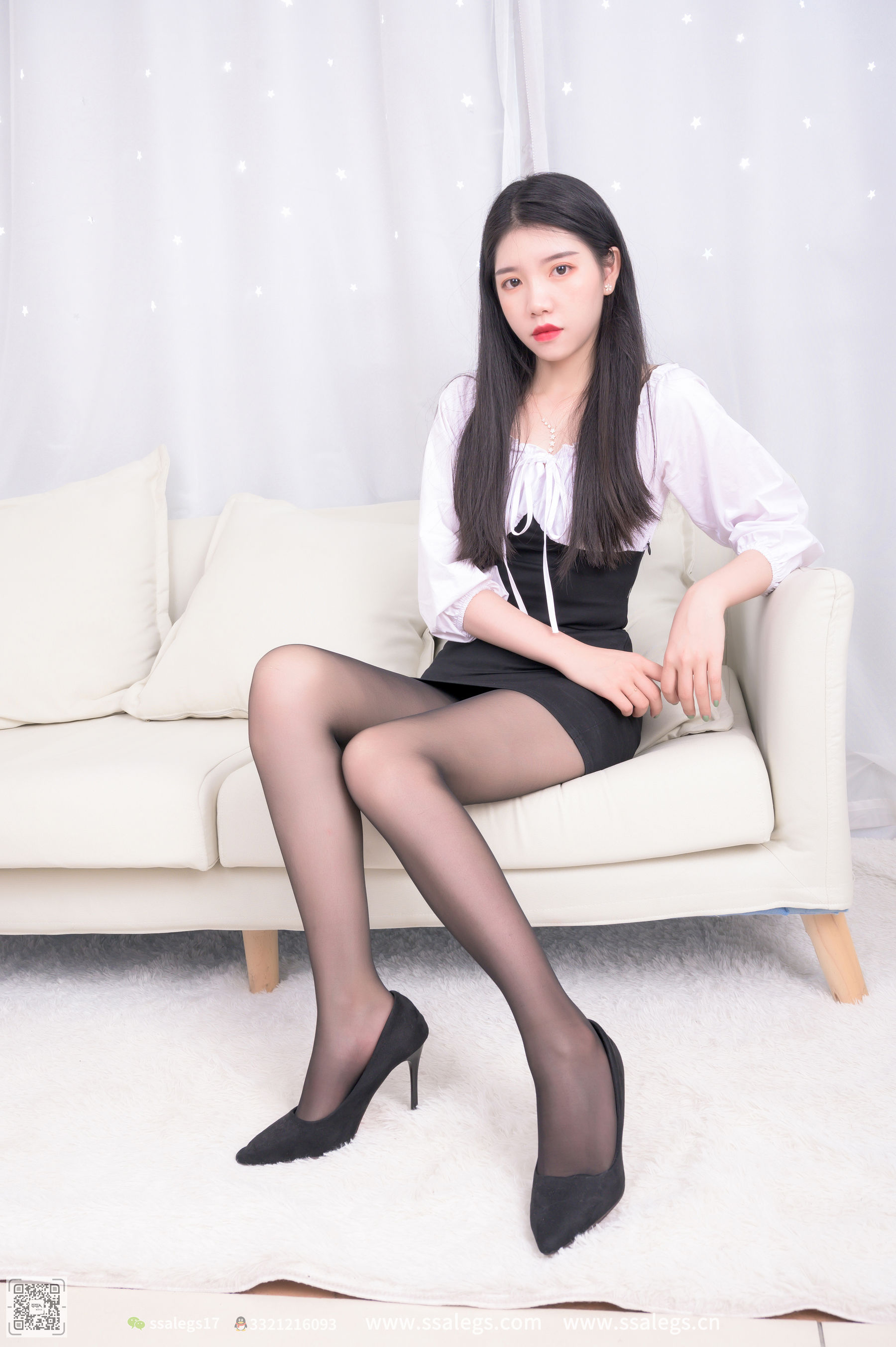 [SSA丝社]超清写真 No.516 秋秋 黑丝写真（上）