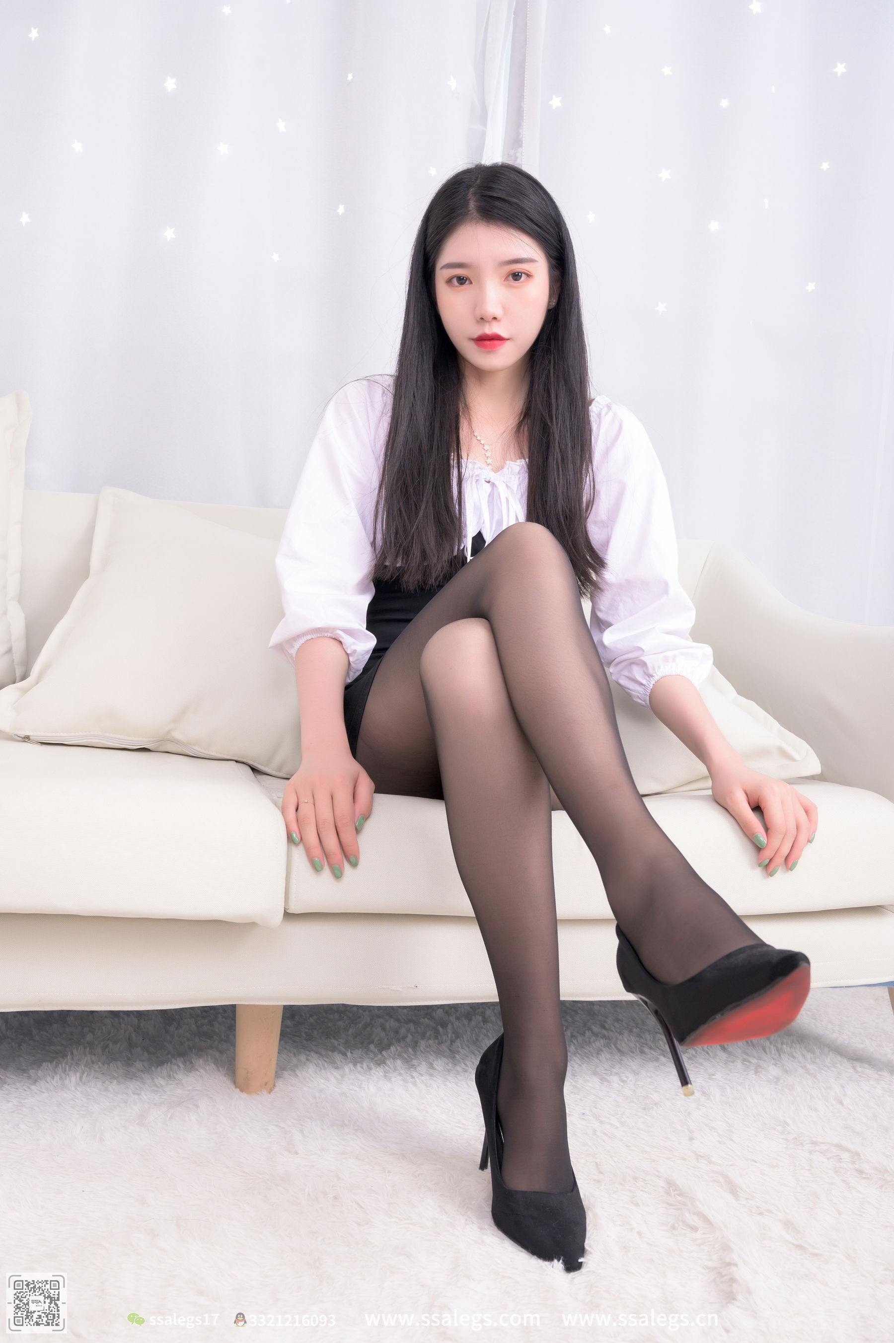 [SSA丝社]超清写真 No.516 秋秋 黑丝写真（上）