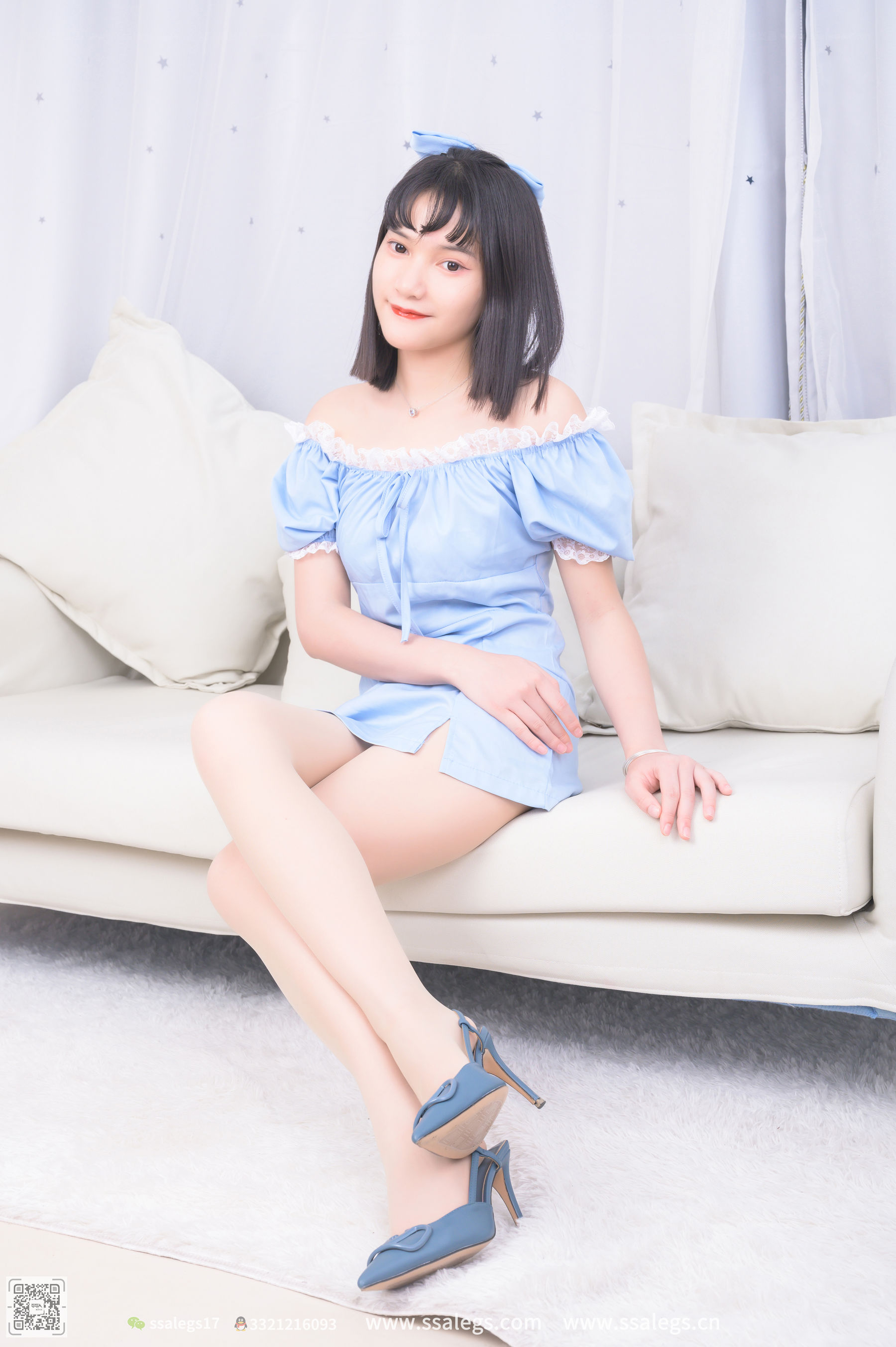 [SSA丝社]超清写真 No.514 冰冰 肉丝袜写真（上）