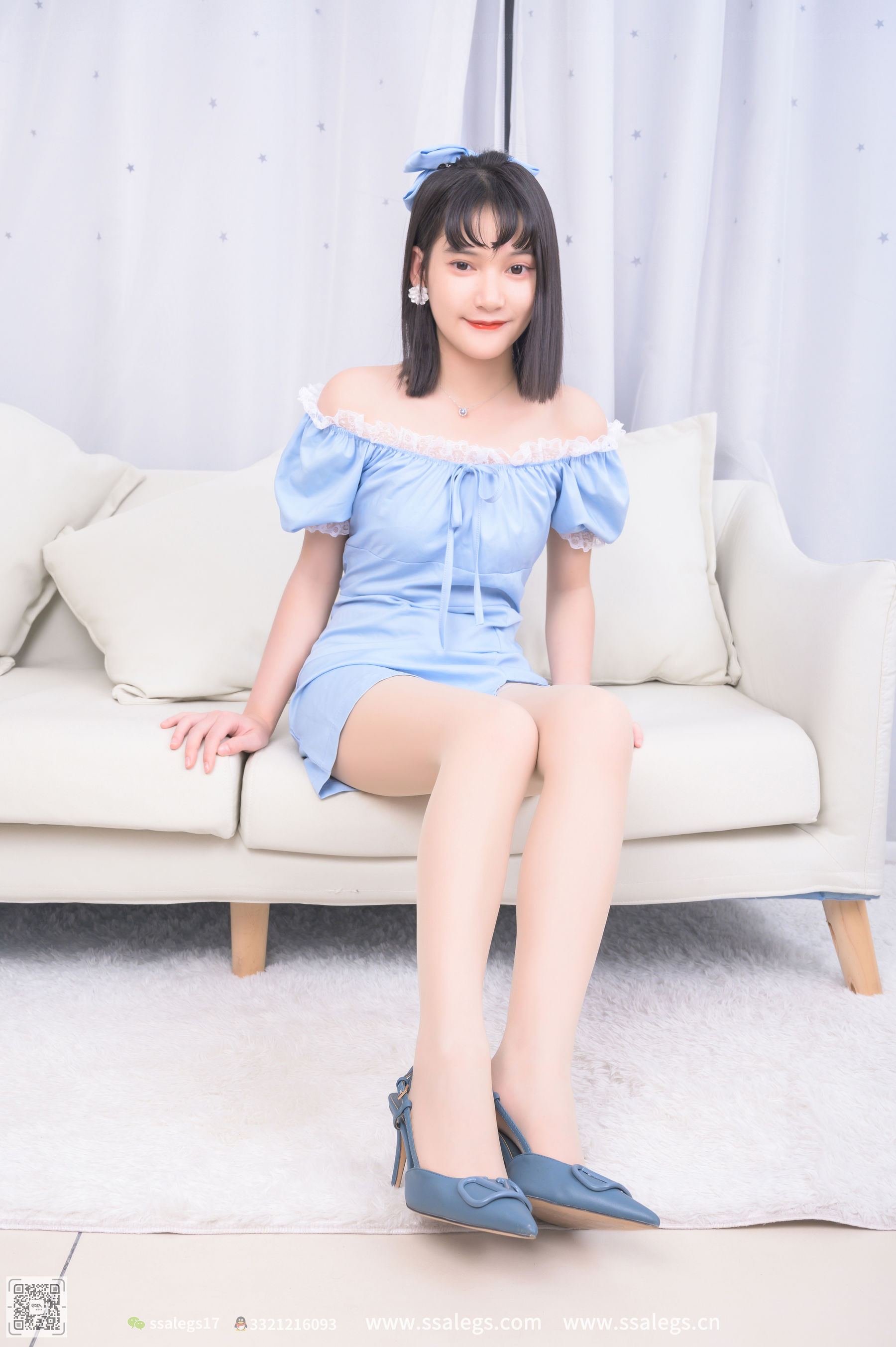 [SSA丝社]超清写真 No.514 冰冰 肉丝袜写真（上）