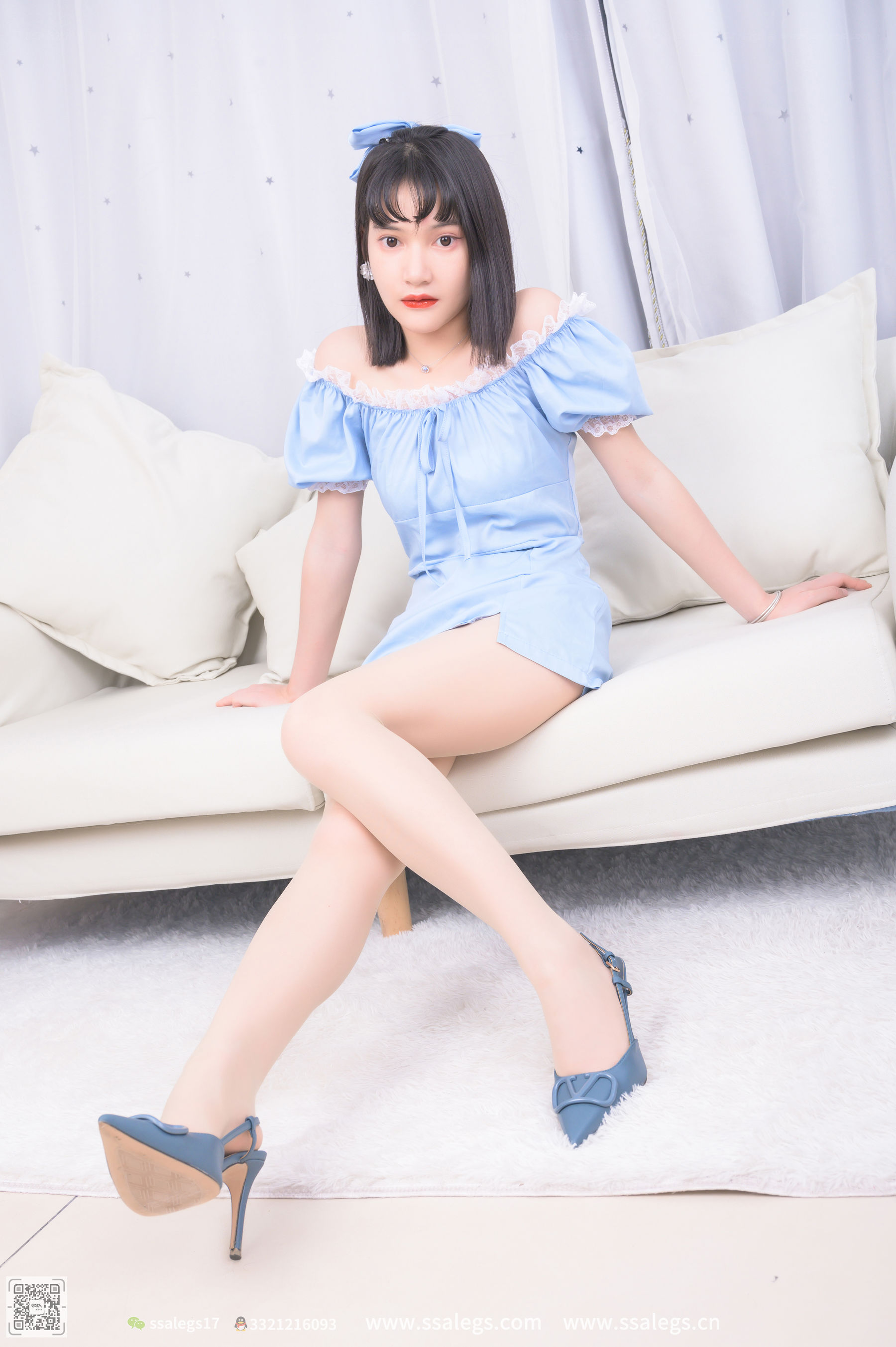 [SSA丝社]超清写真 No.514 冰冰 肉丝袜写真（上）