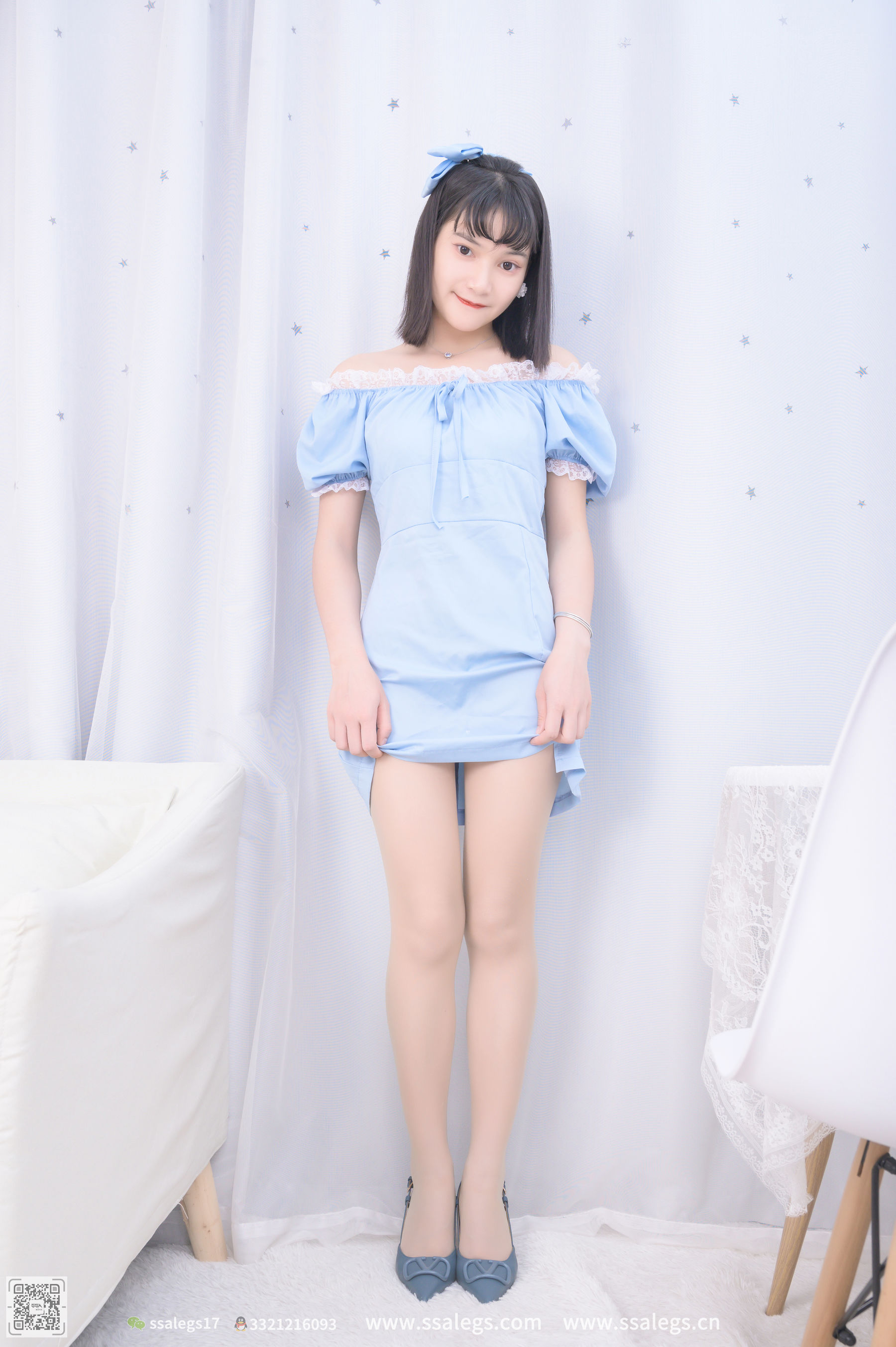 [SSA丝社]超清写真 No.514 冰冰 肉丝袜写真（上）