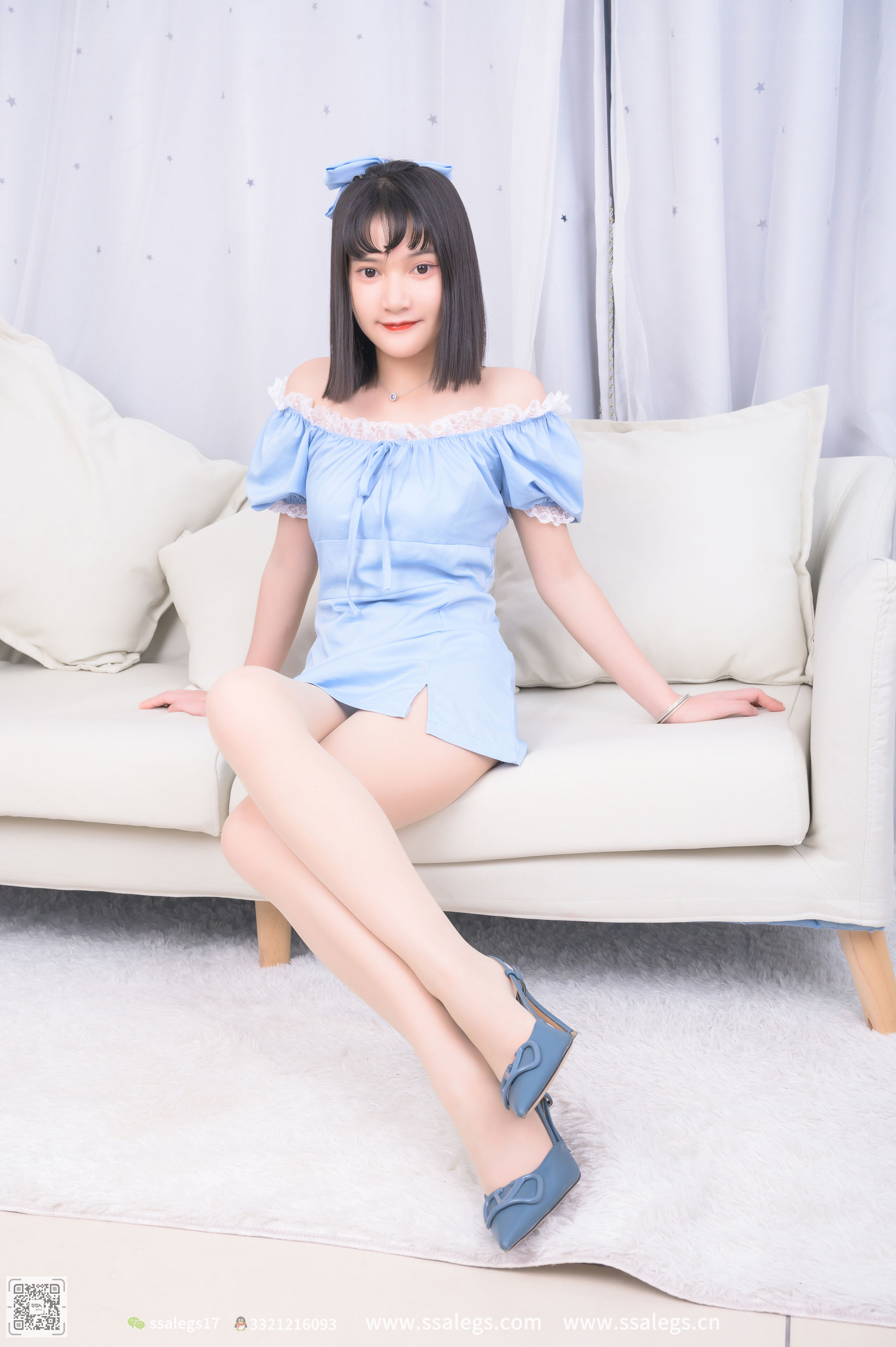[SSA丝社]超清写真 No.514 冰冰 肉丝袜写真（上）