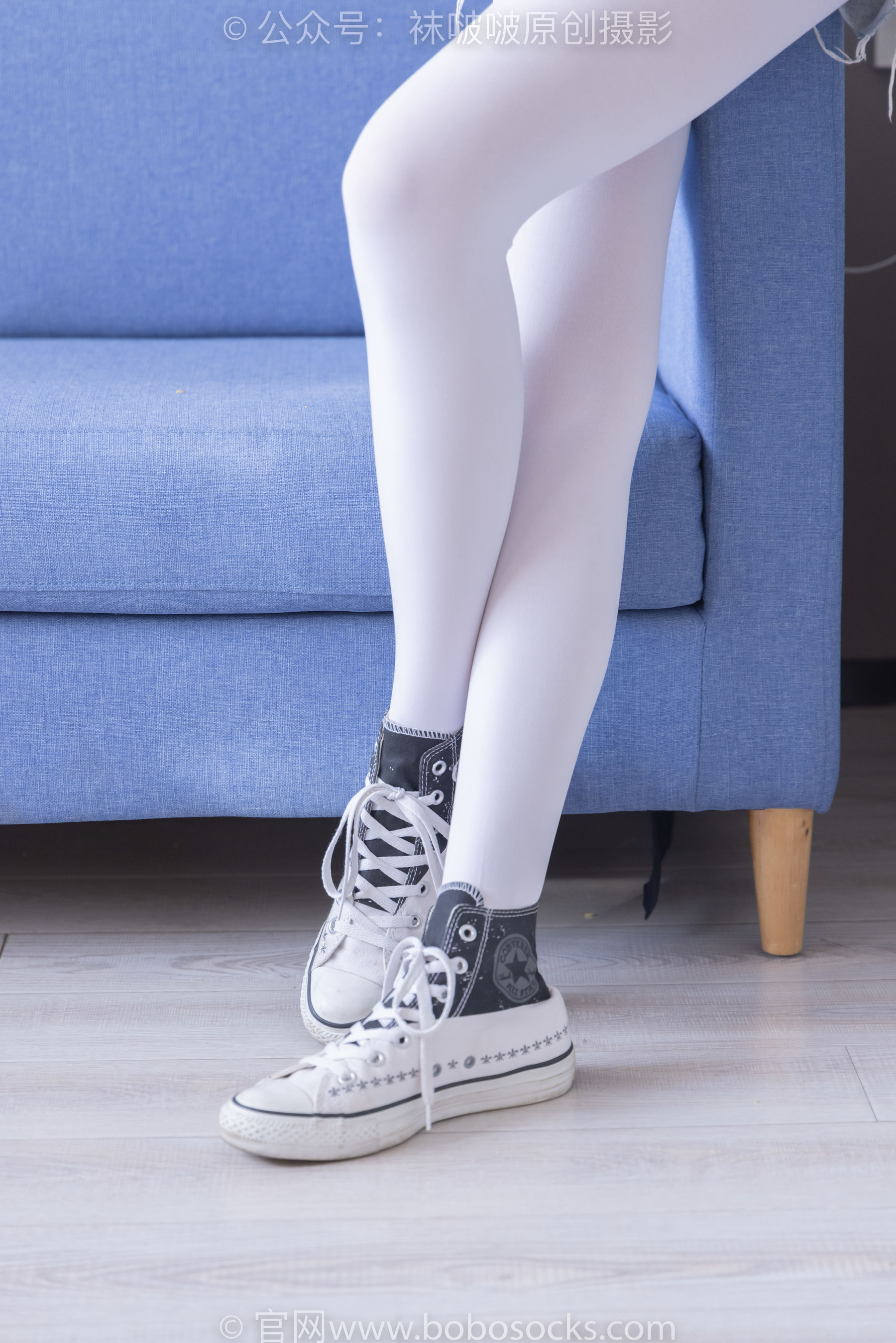 BoBoSocks袜啵啵 No.215 小甜豆-三双帆布鞋板鞋、厚白丝、黑丝