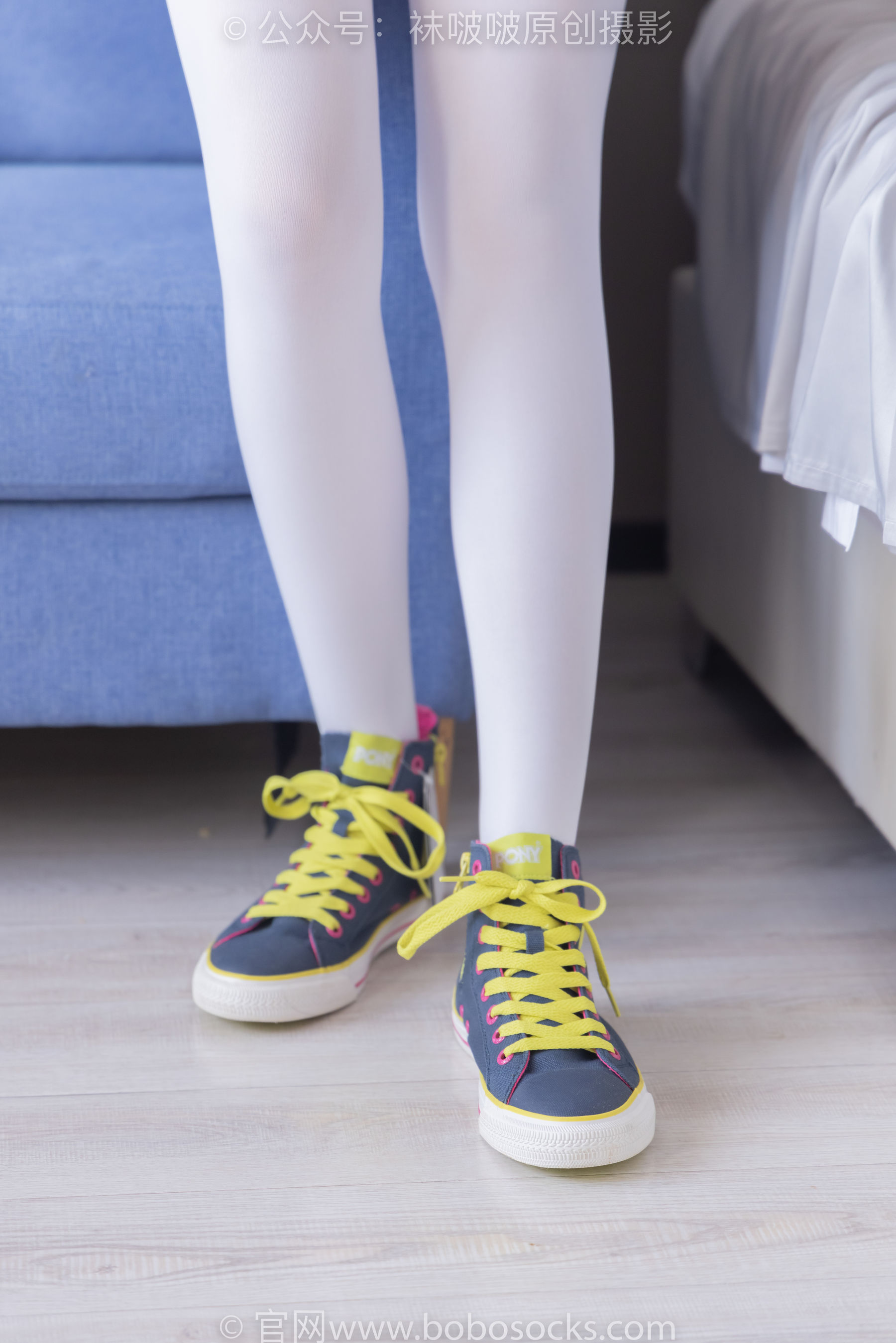 BoBoSocks袜啵啵 No.215 小甜豆-三双帆布鞋板鞋、厚白丝、黑丝