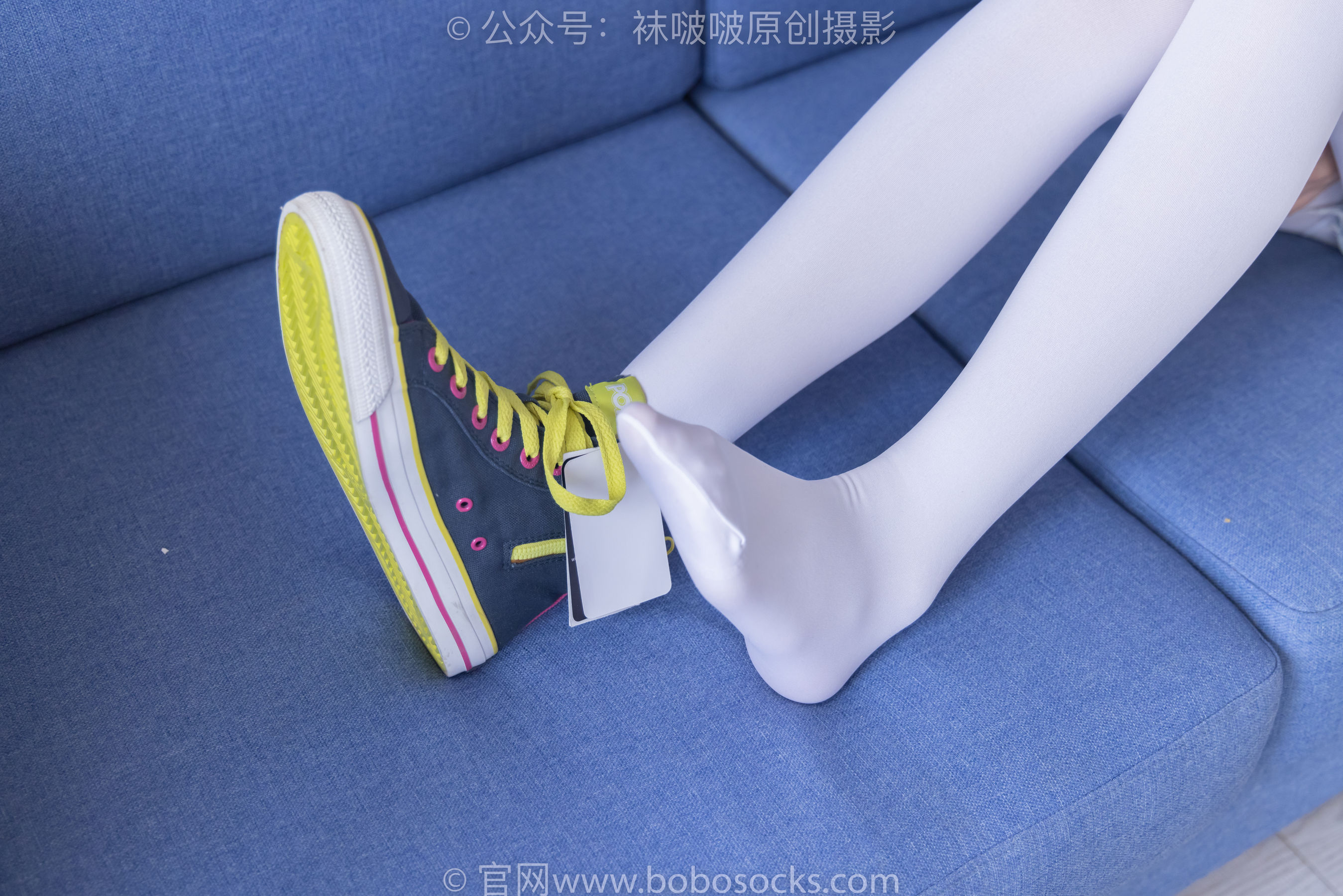 BoBoSocks袜啵啵 No.215 小甜豆-三双帆布鞋板鞋、厚白丝、黑丝