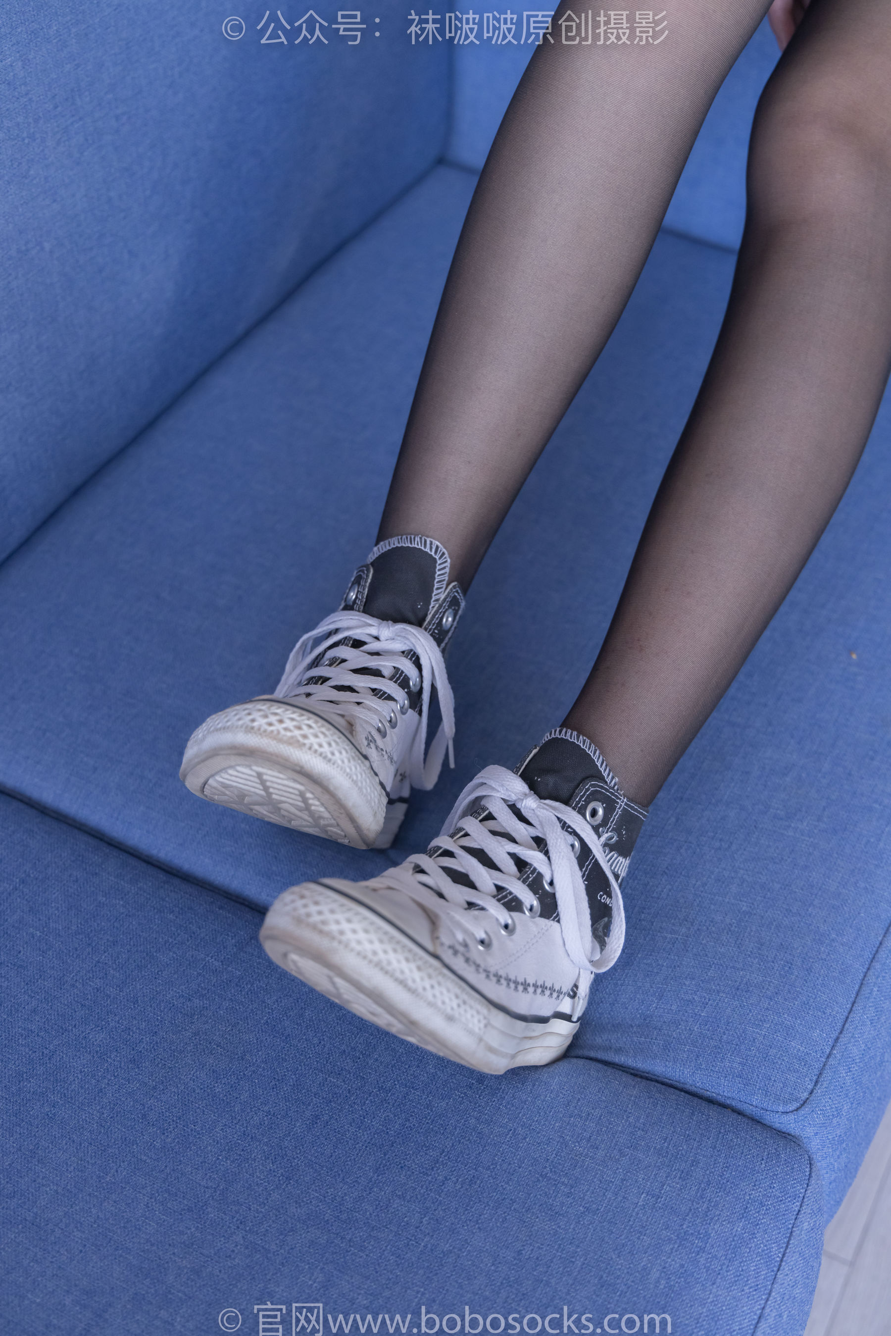 BoBoSocks袜啵啵 No.215 小甜豆-三双帆布鞋板鞋、厚白丝、黑丝