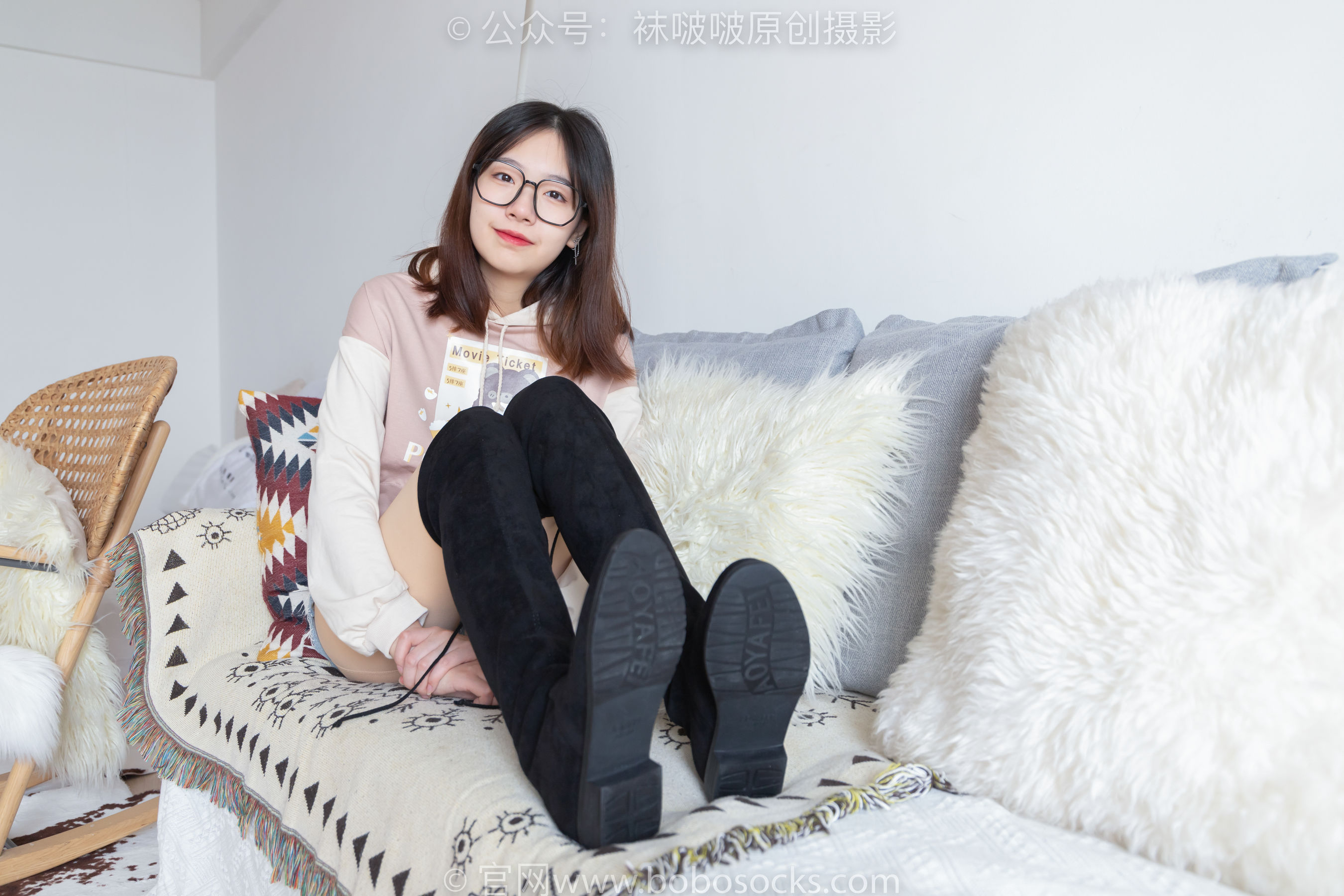 BoBoSocks袜啵啵 No.218 小甜豆-长靴、厚肉丝