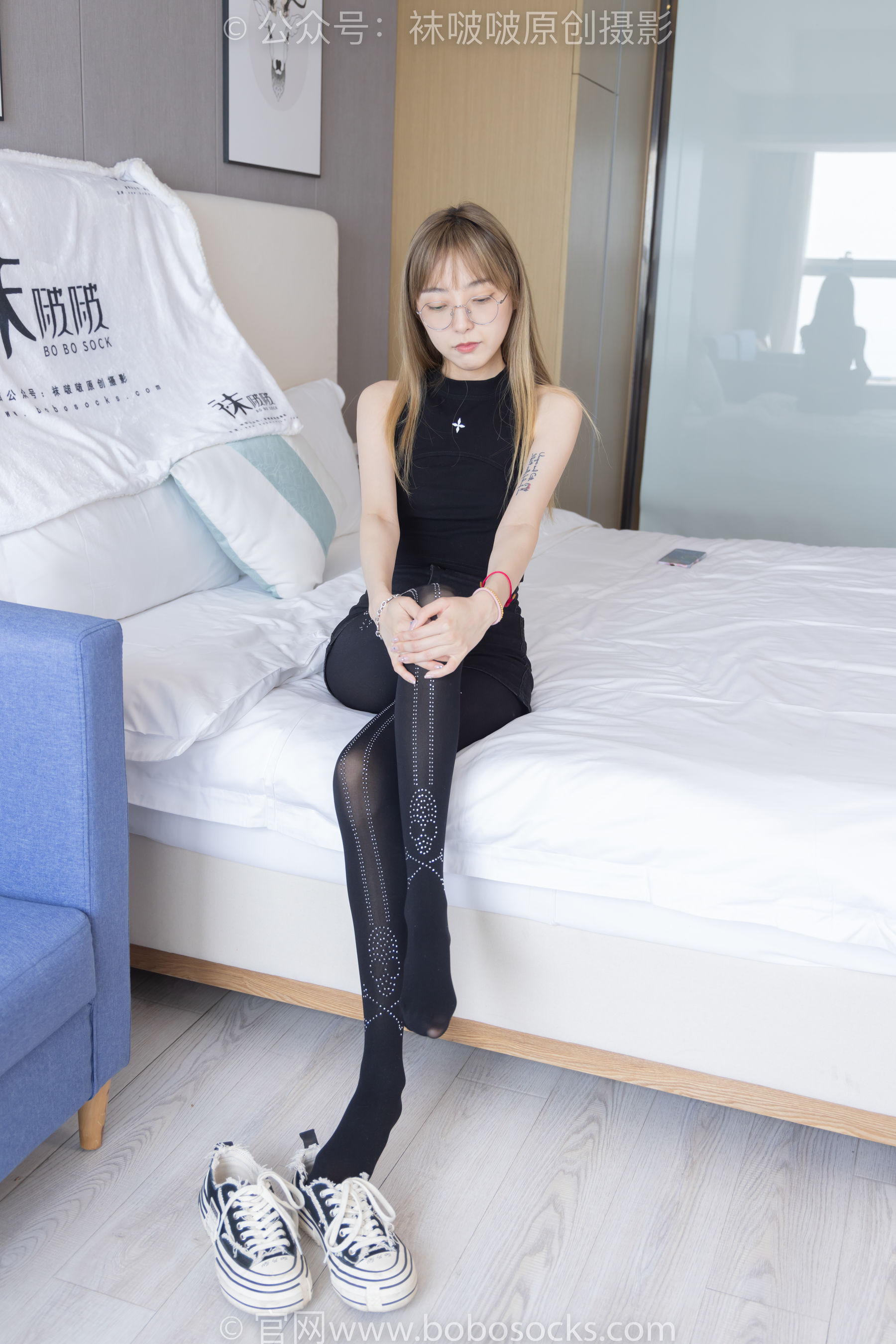 BoBoSocks袜啵啵 No.219 稚予-板鞋、拖鞋、厚黑丝、蕾丝黑丝