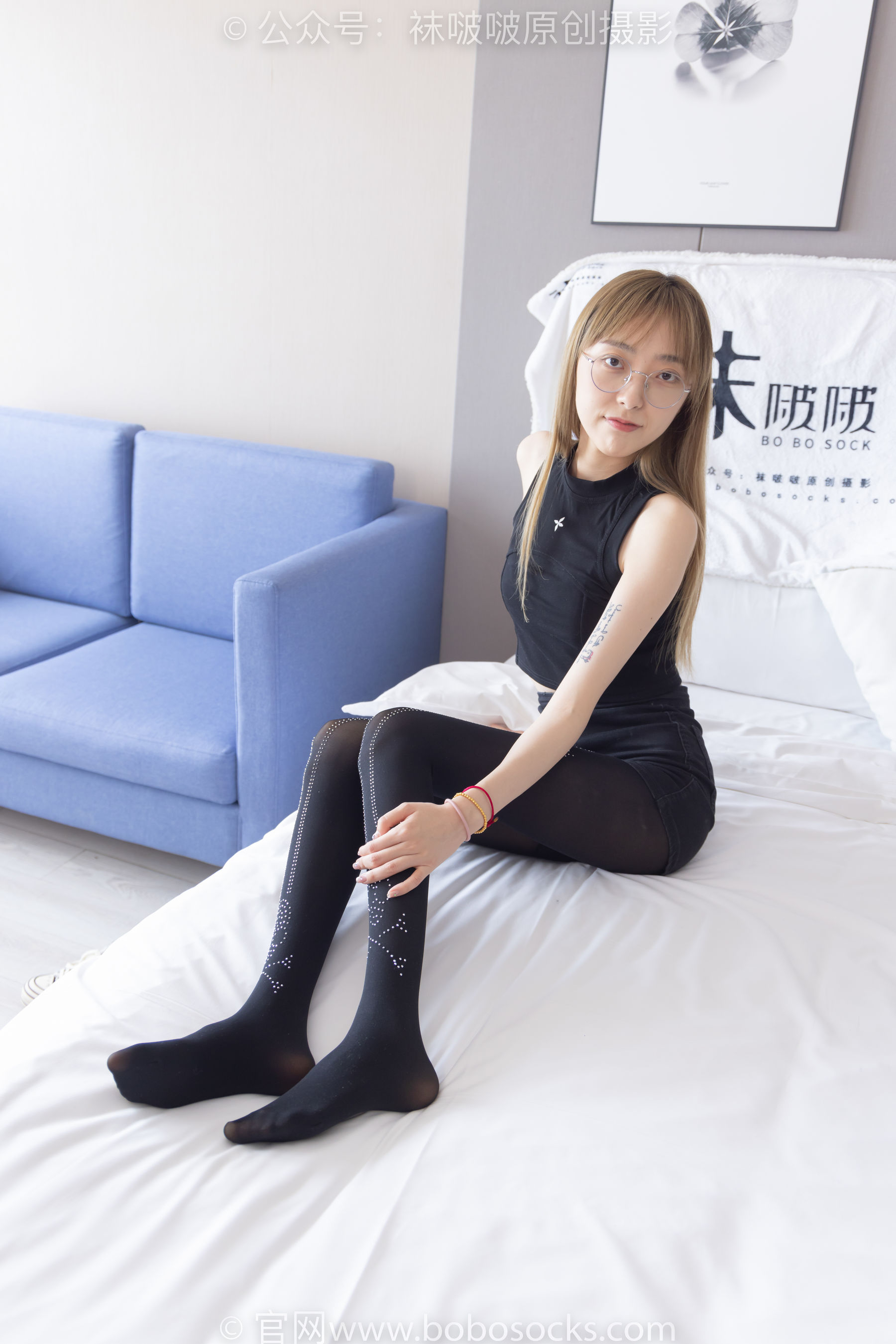 BoBoSocks袜啵啵 No.219 稚予-板鞋、拖鞋、厚黑丝、蕾丝黑丝