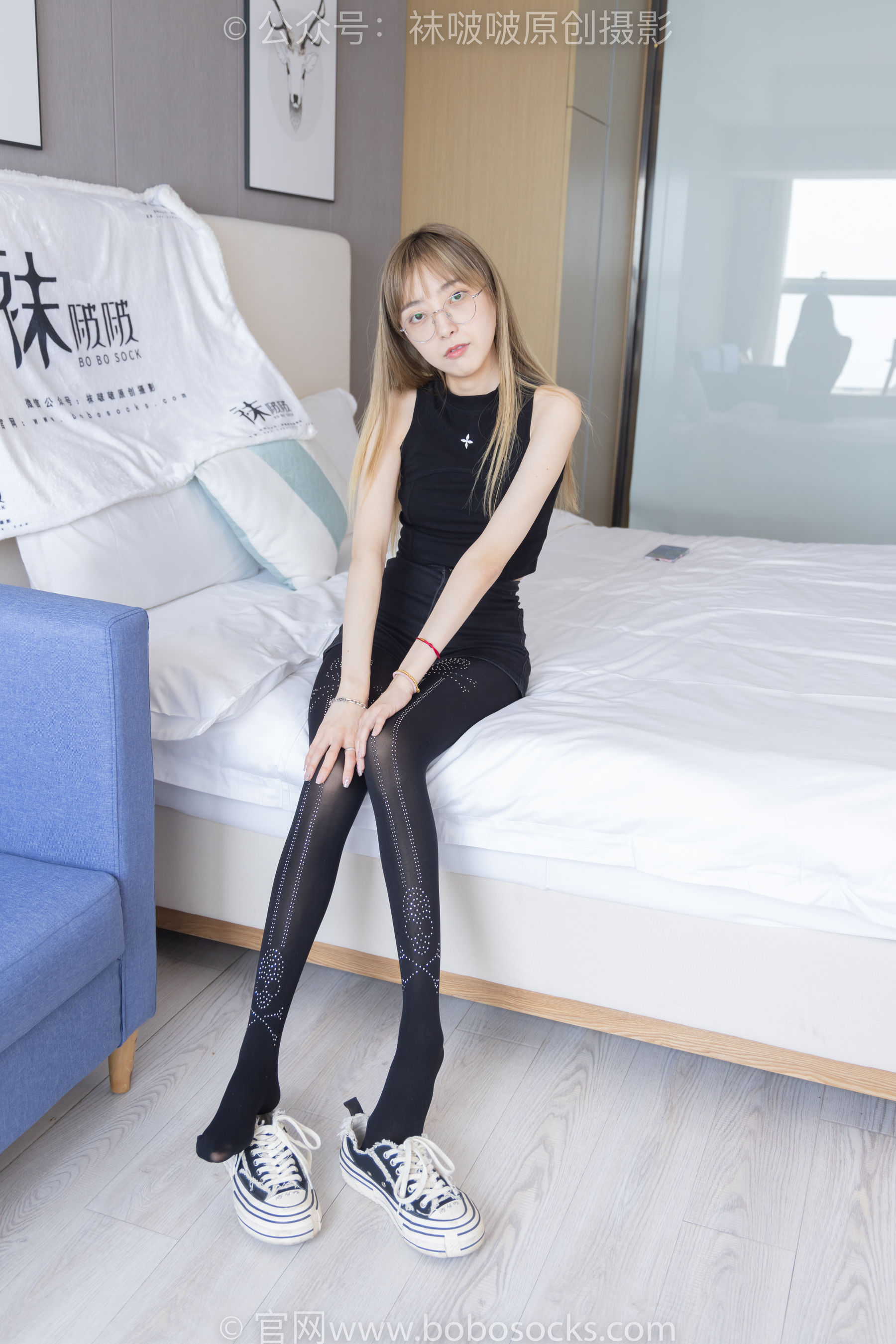 BoBoSocks袜啵啵 No.219 稚予-板鞋、拖鞋、厚黑丝、蕾丝黑丝