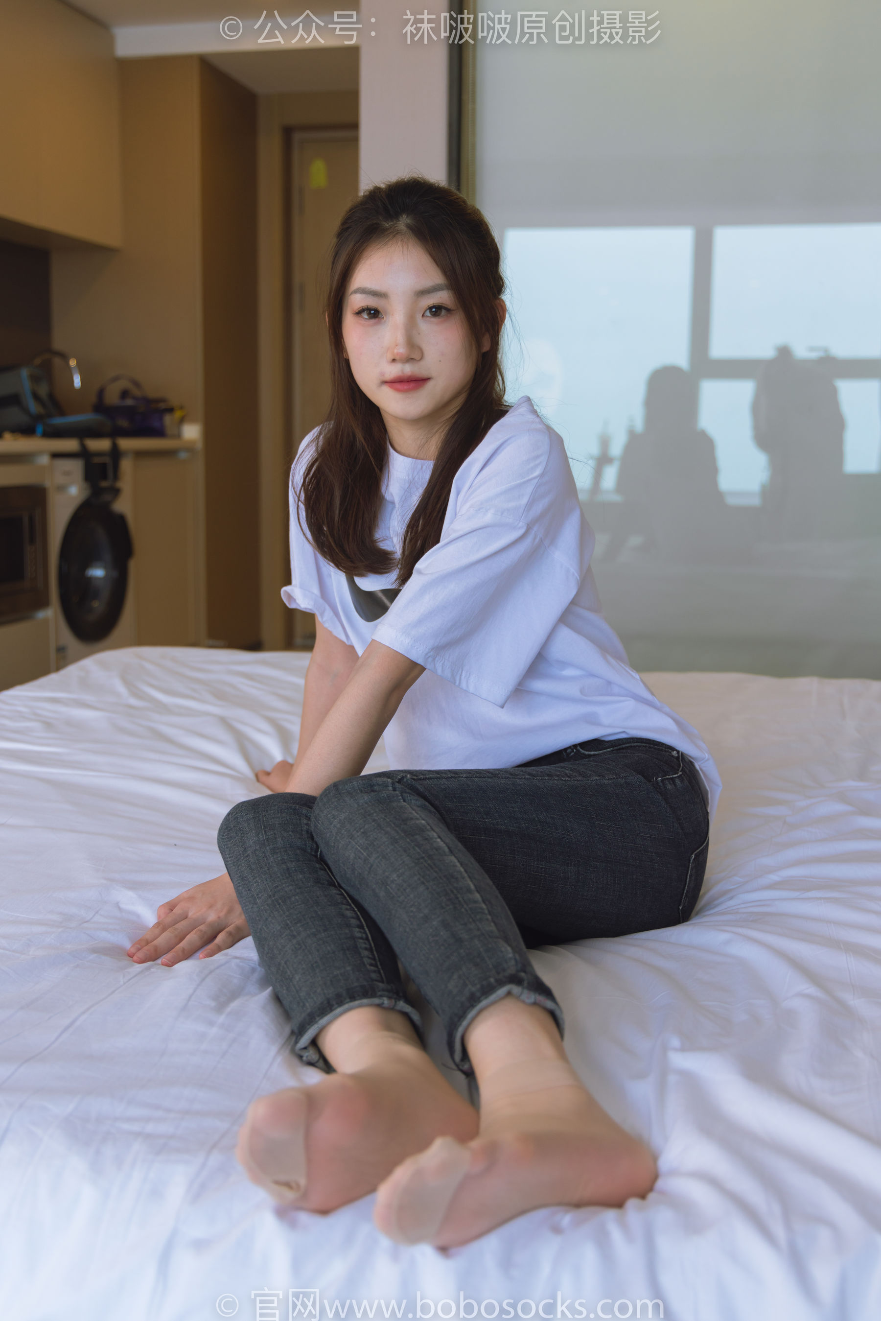 BoBoSocks袜啵啵 No.220 小沫-两双板鞋、短肉丝、裸足