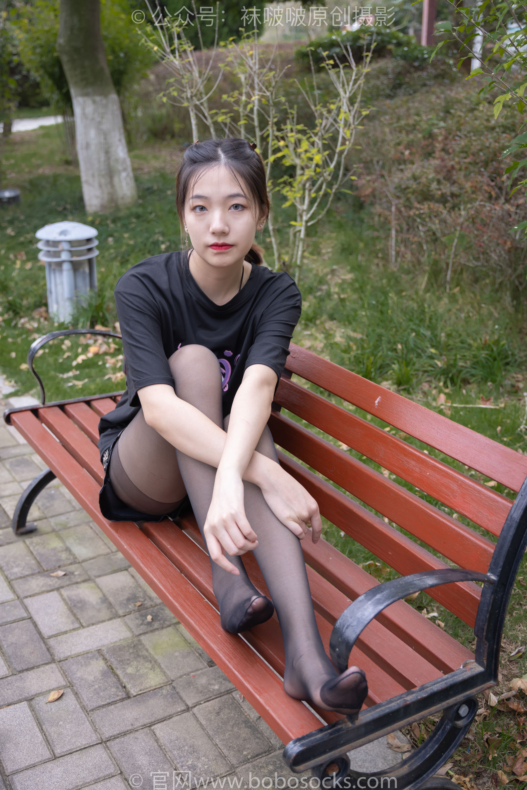 BoBoSocks袜啵啵 No.221 小甜豆-马丁靴、黑丝