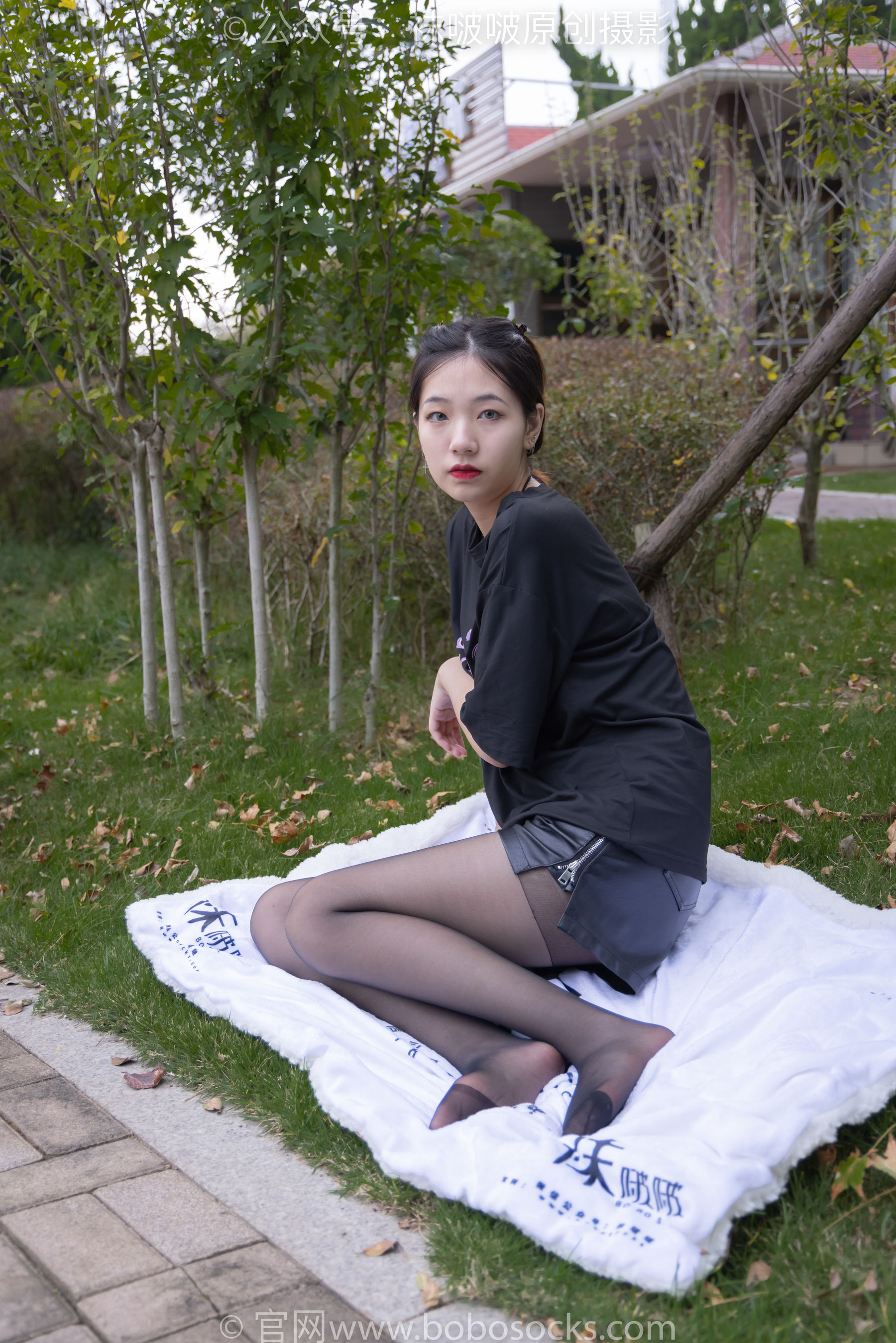BoBoSocks袜啵啵 No.221 小甜豆-马丁靴、黑丝