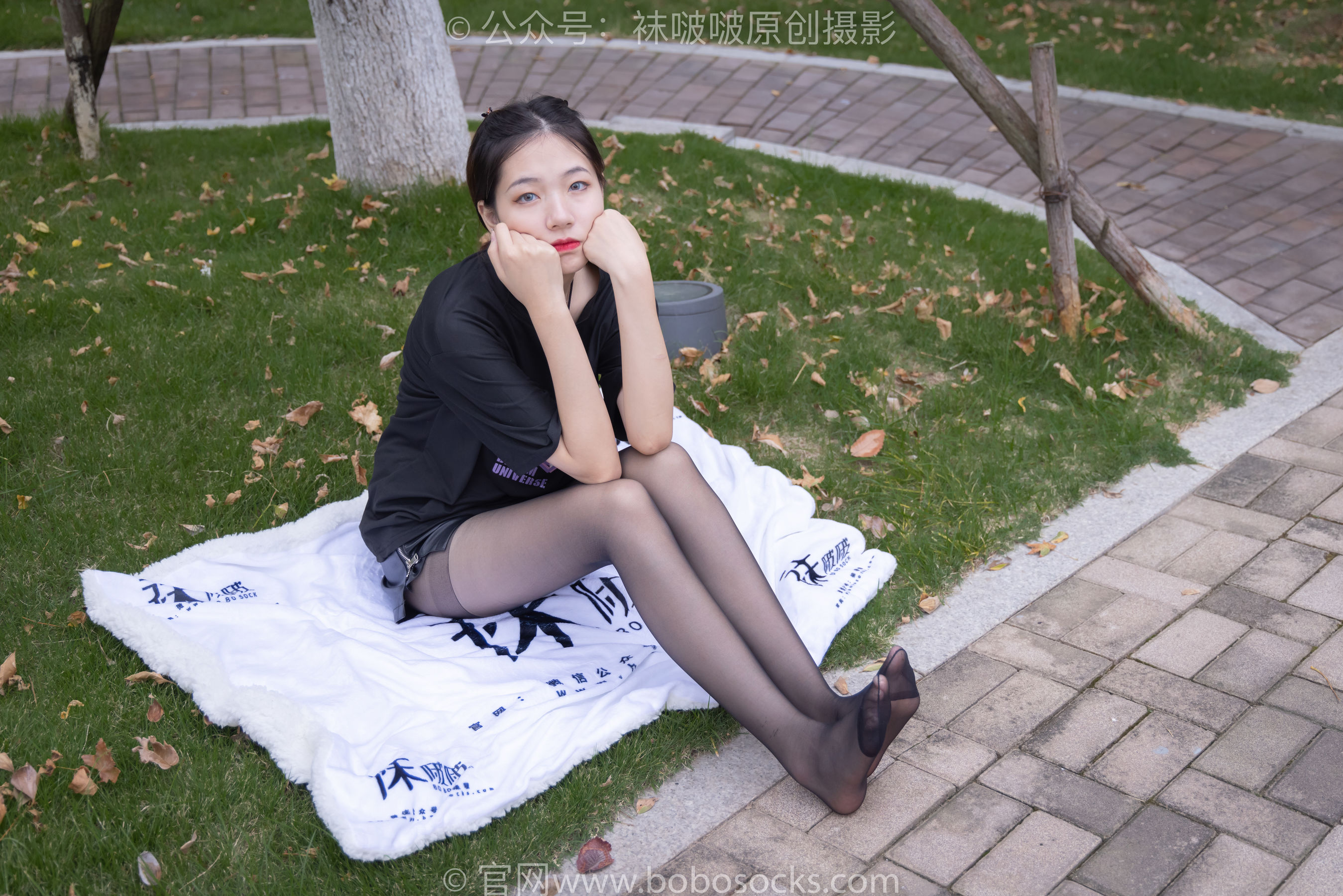 BoBoSocks袜啵啵 No.221 小甜豆-马丁靴、黑丝