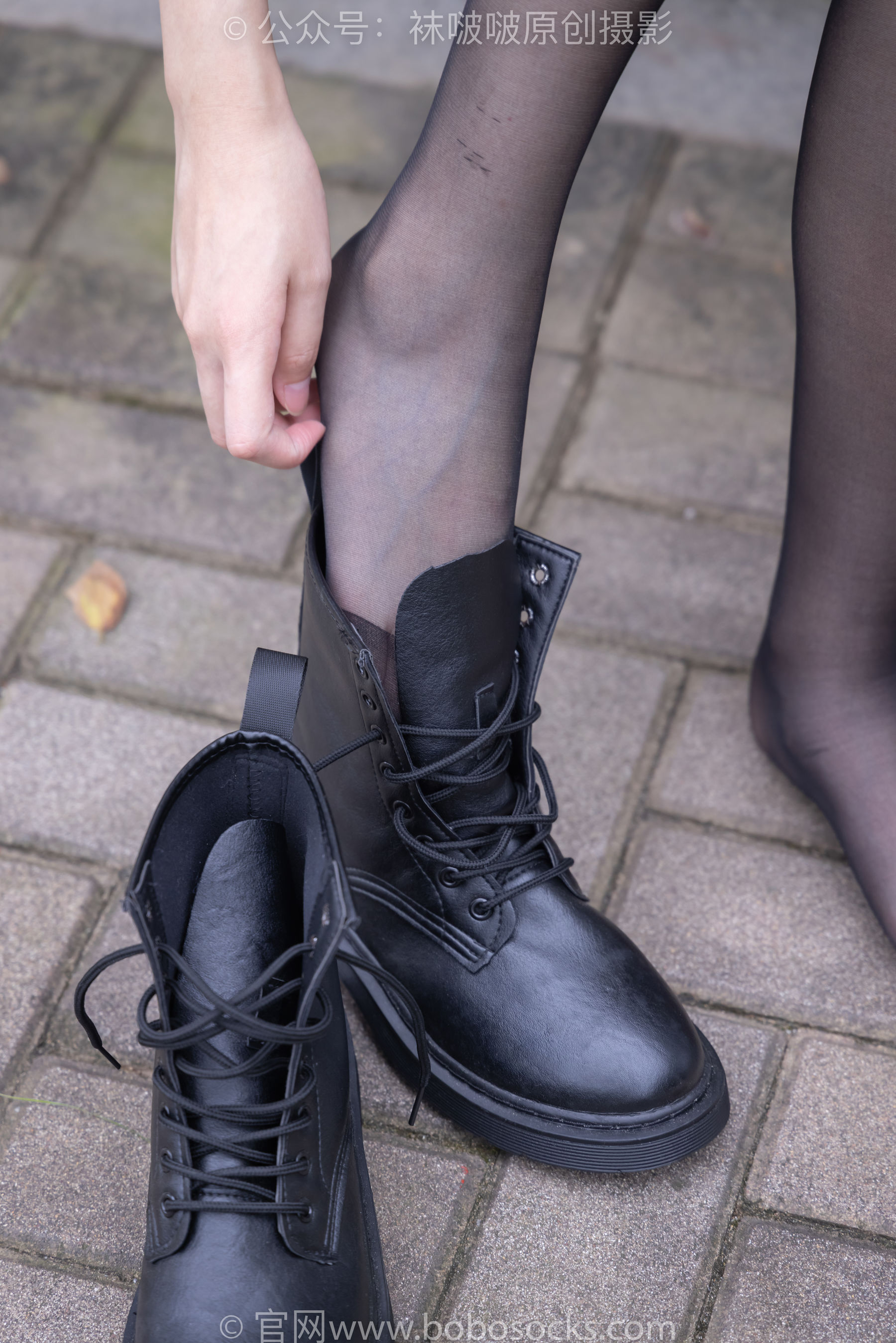 BoBoSocks袜啵啵 No.221 小甜豆-马丁靴、黑丝