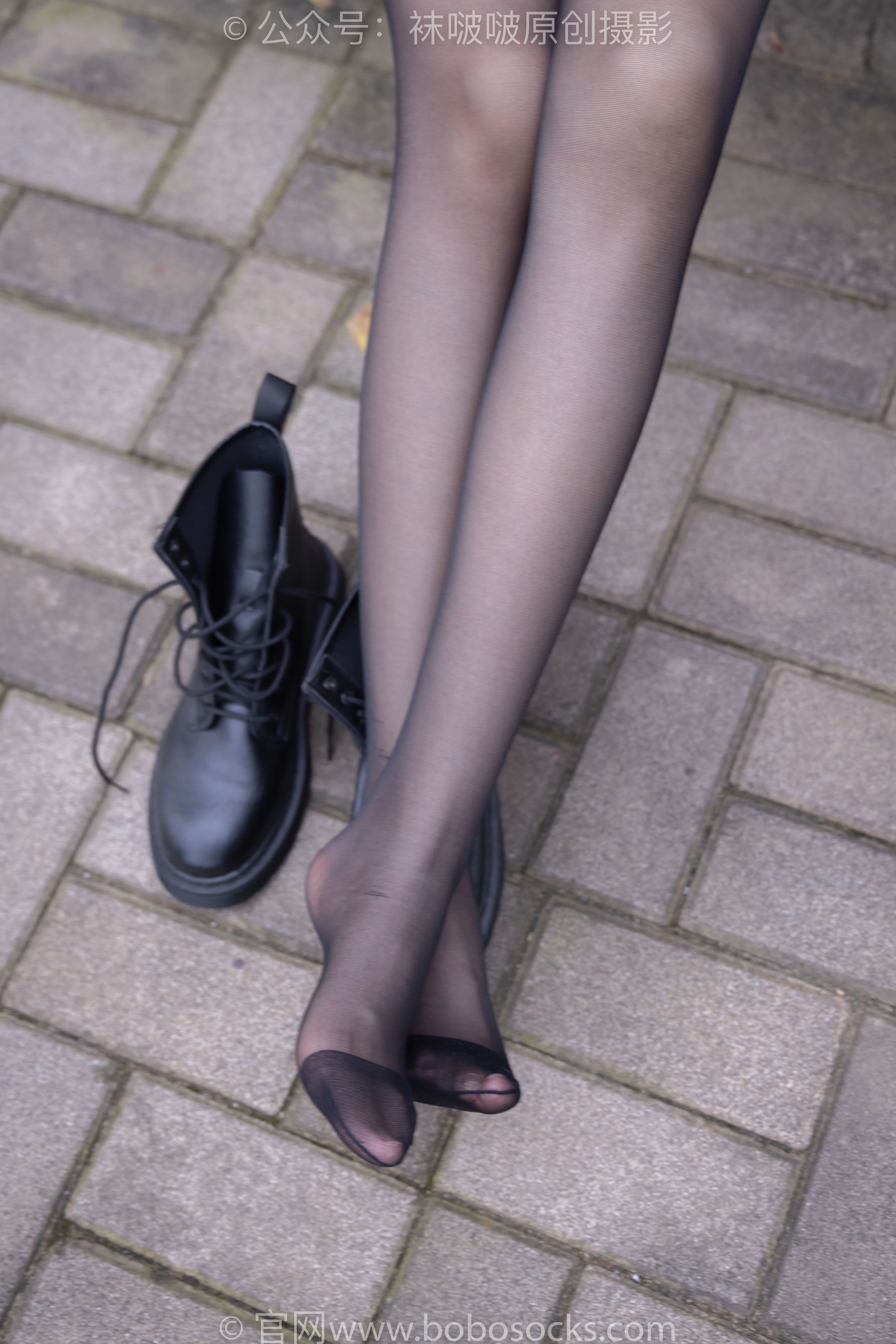 BoBoSocks袜啵啵 No.221 小甜豆-马丁靴、黑丝