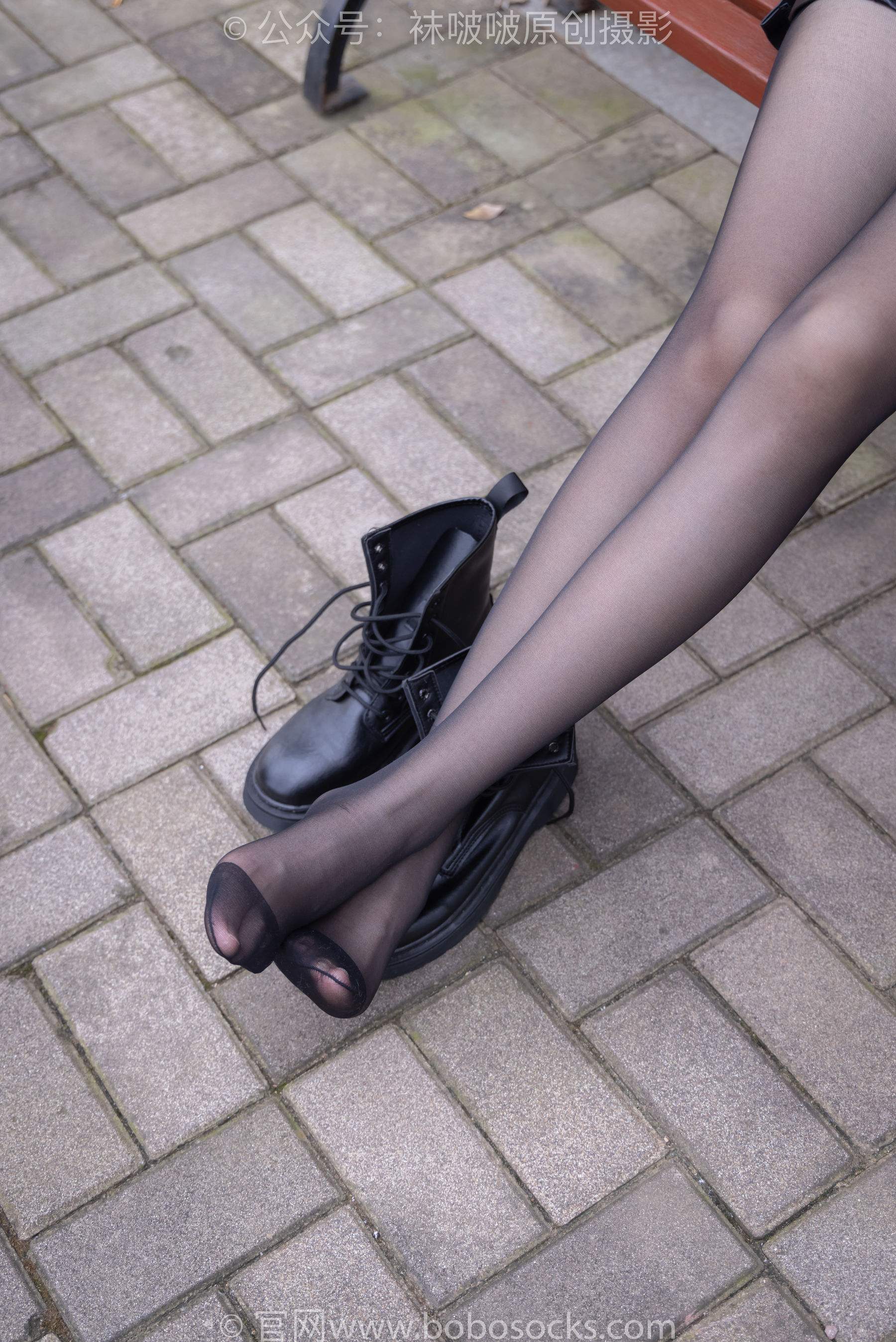 BoBoSocks袜啵啵 No.221 小甜豆-马丁靴、黑丝