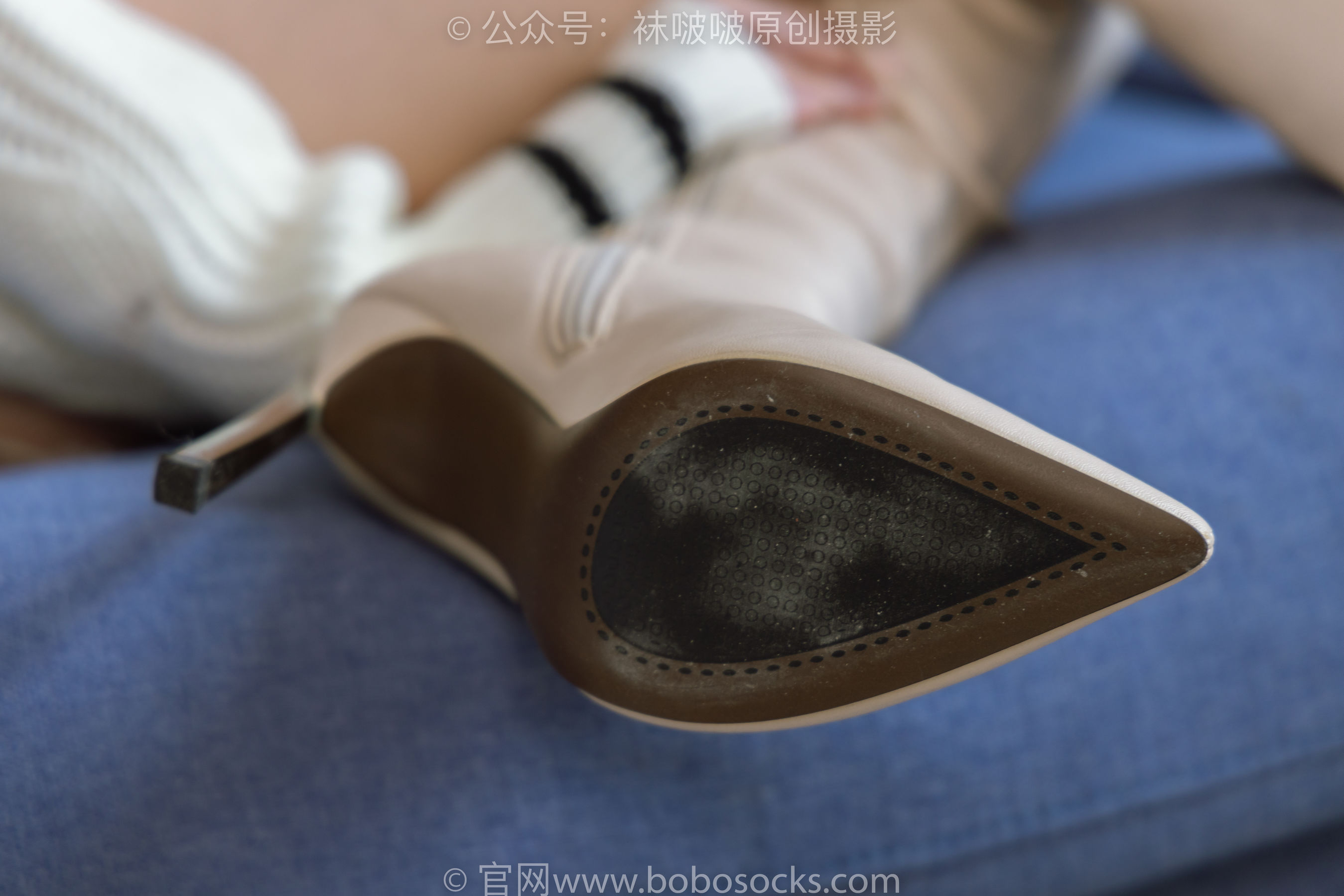 BoBoSocks袜啵啵 No.222 小甜豆-长靴、白棉袜、裸足