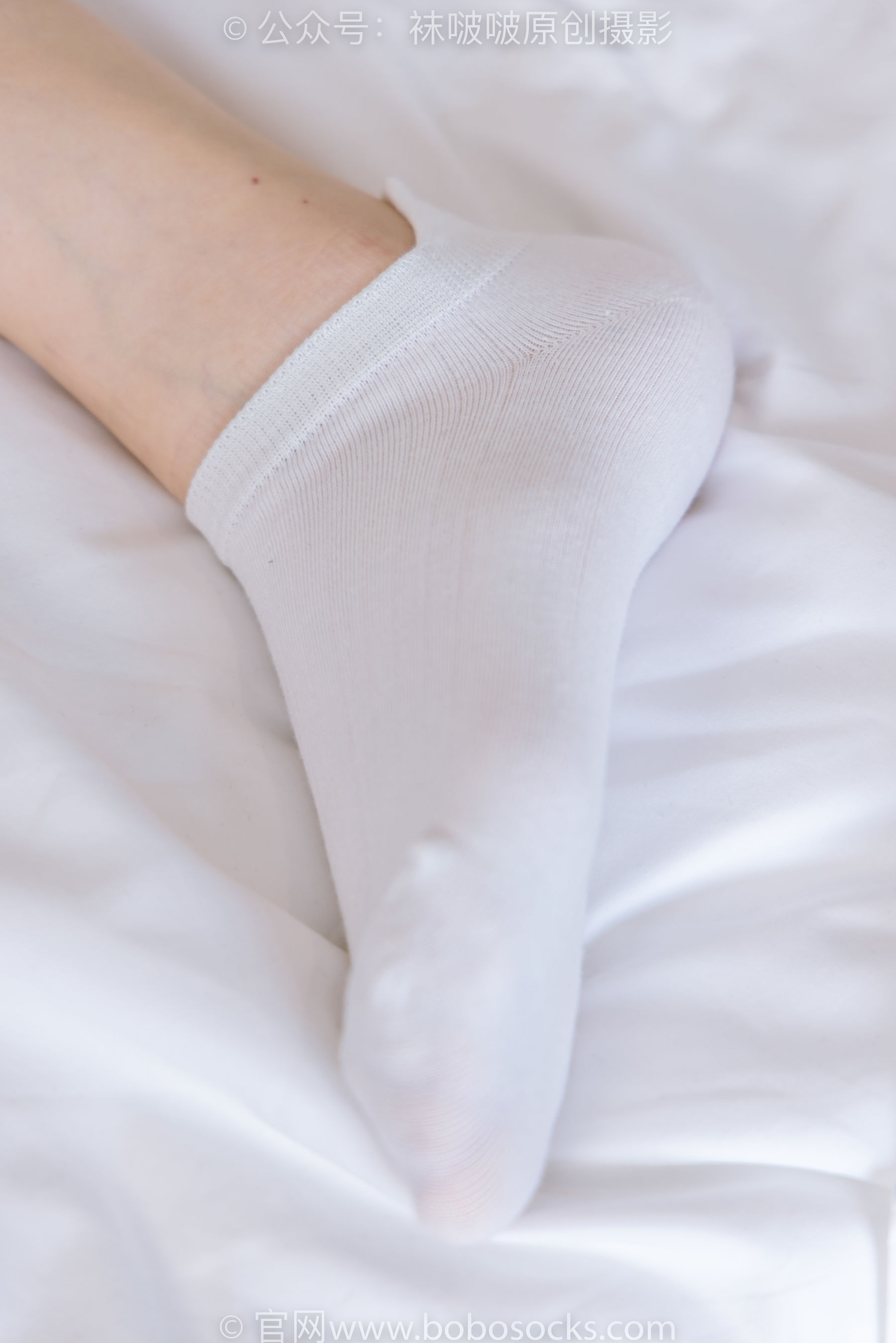 BoBoSocks袜啵啵 No.222 小甜豆-长靴、白棉袜、裸足