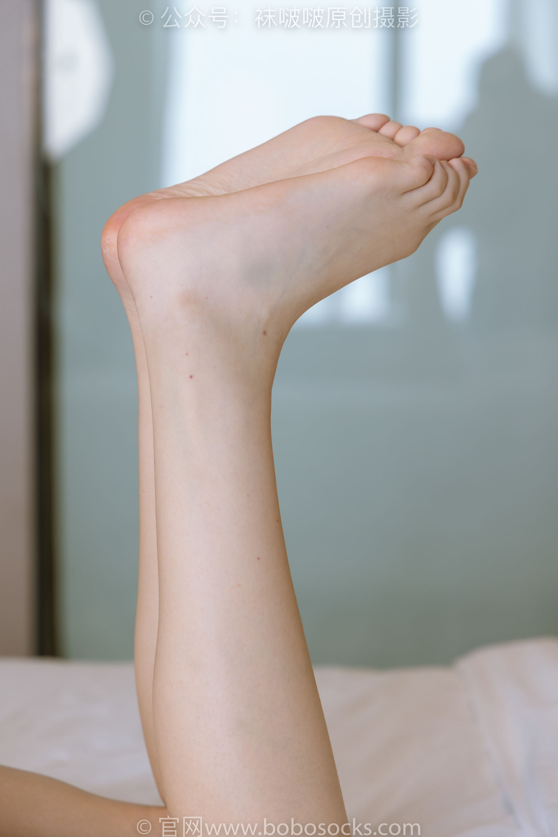 BoBoSocks袜啵啵 No.222 小甜豆-长靴、白棉袜、裸足