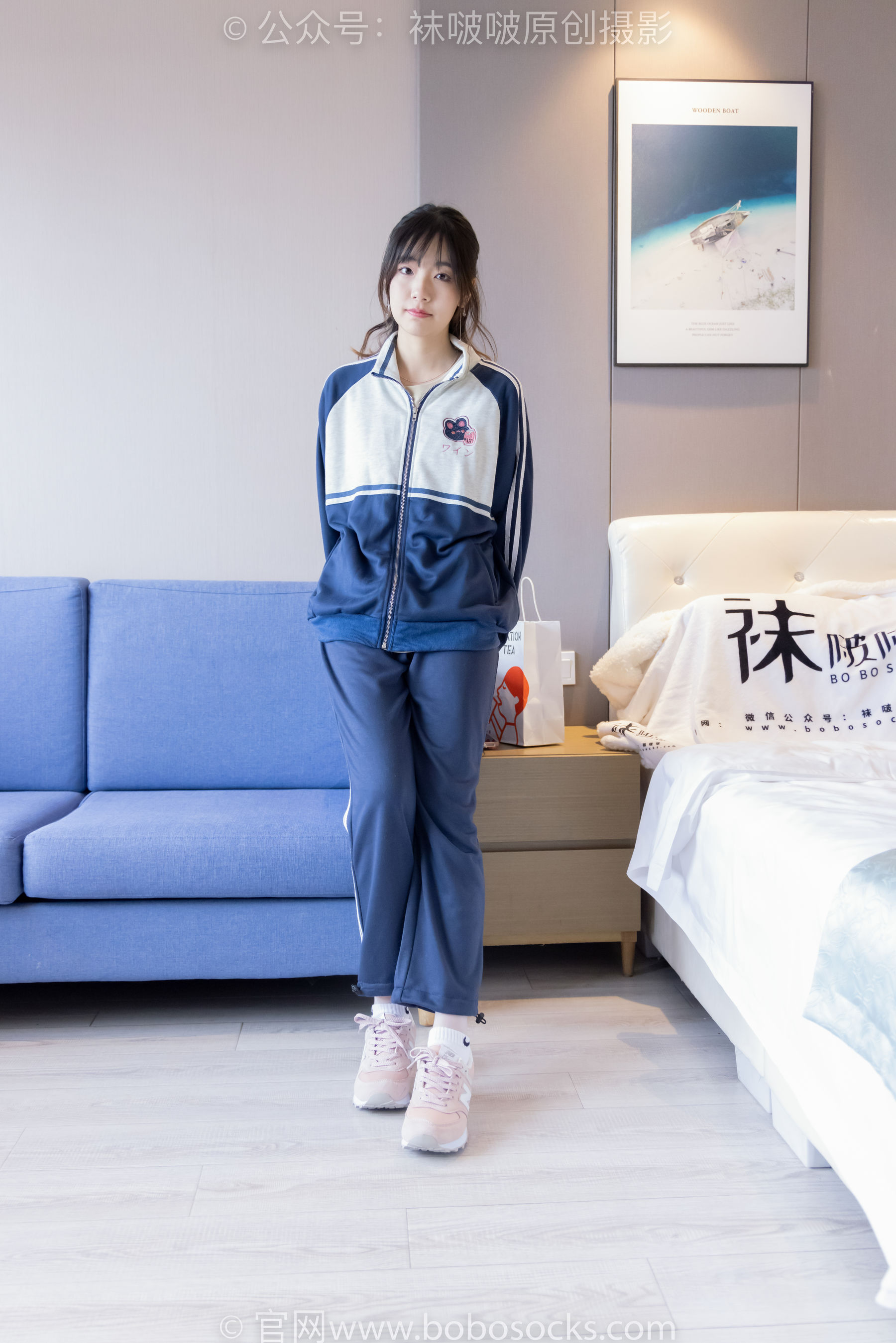 BoBoSocks袜啵啵 No.226 小甜豆-运动鞋、白棉袜、白丝