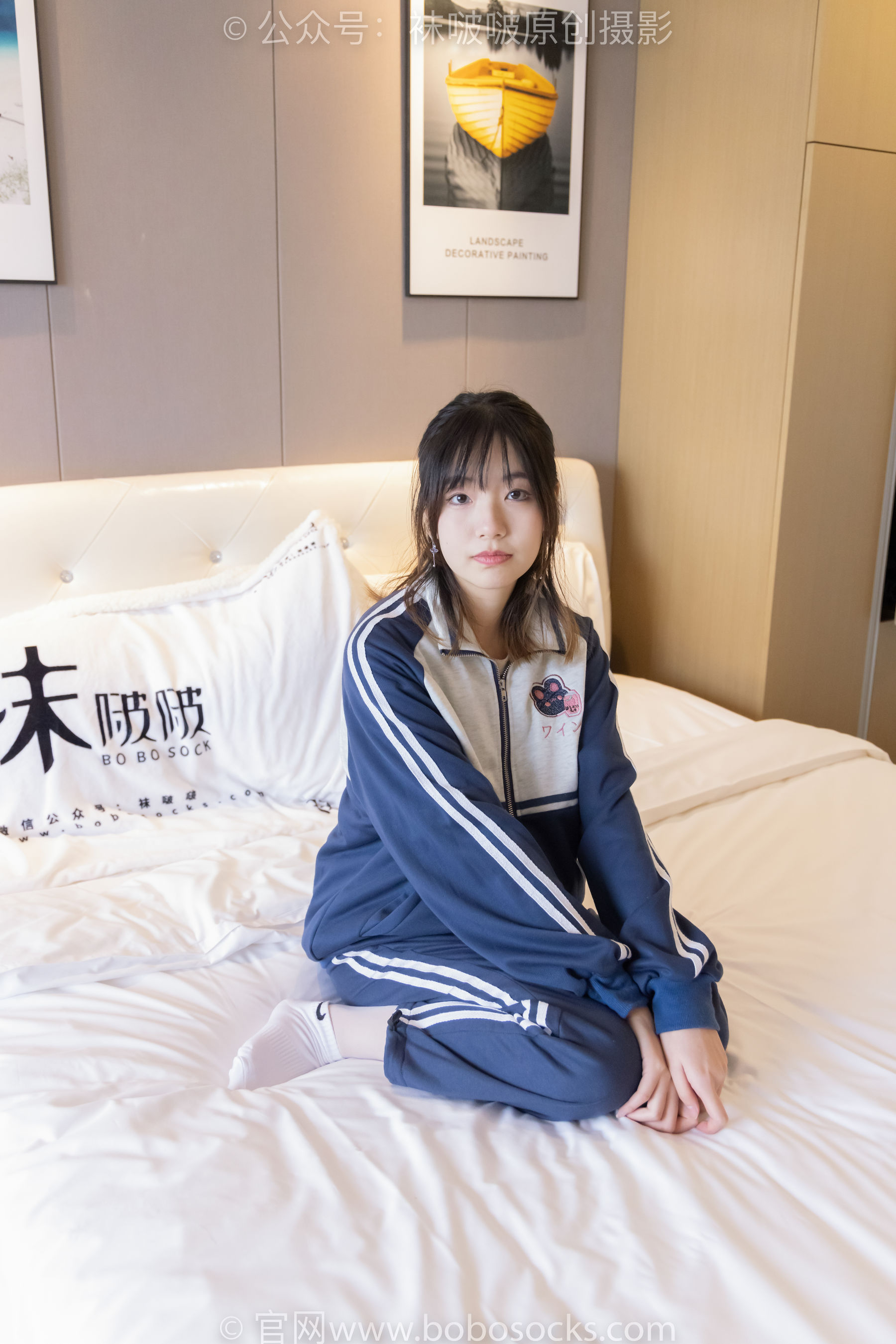BoBoSocks袜啵啵 No.226 小甜豆-运动鞋、白棉袜、白丝
