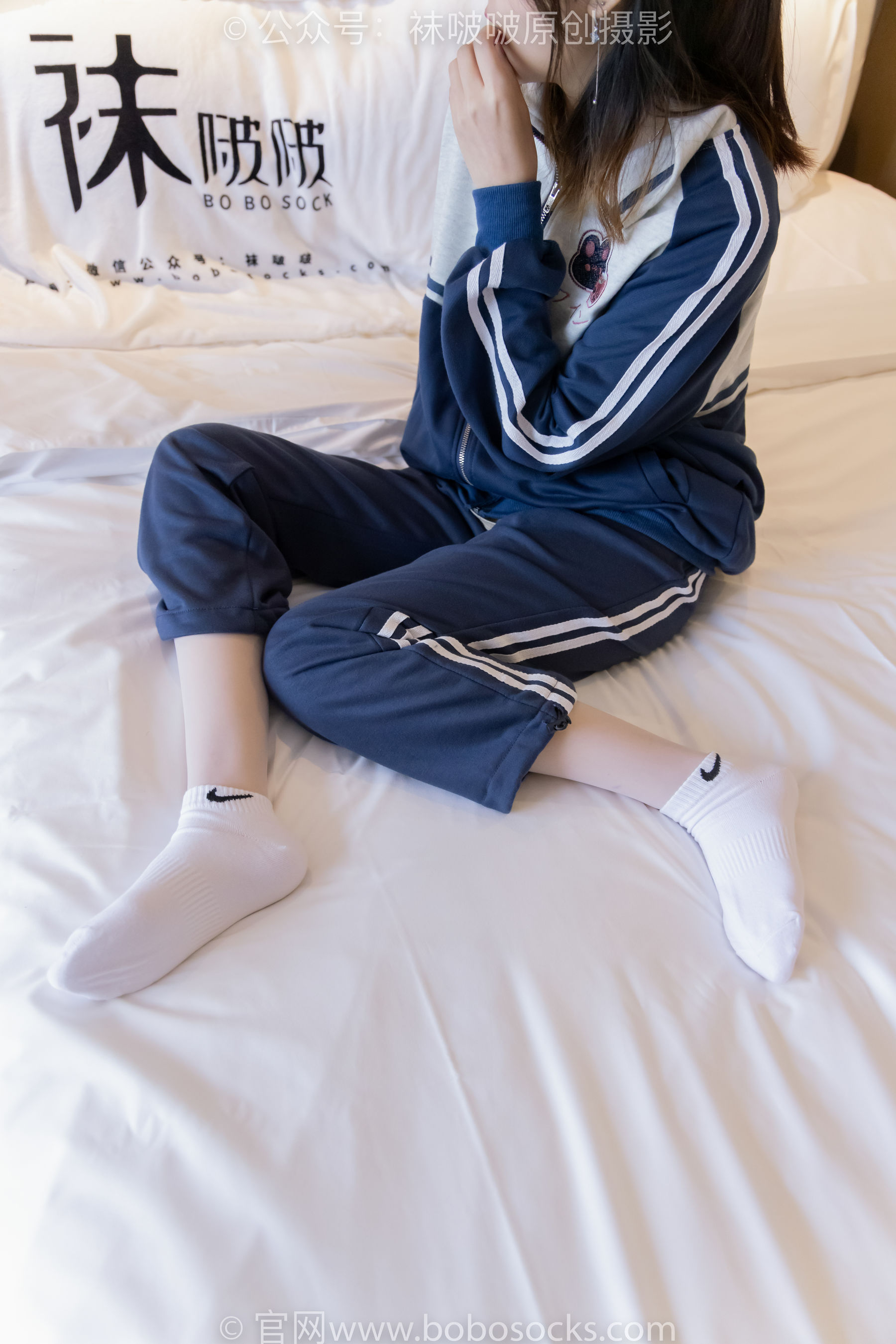 BoBoSocks袜啵啵 No.226 小甜豆-运动鞋、白棉袜、白丝
