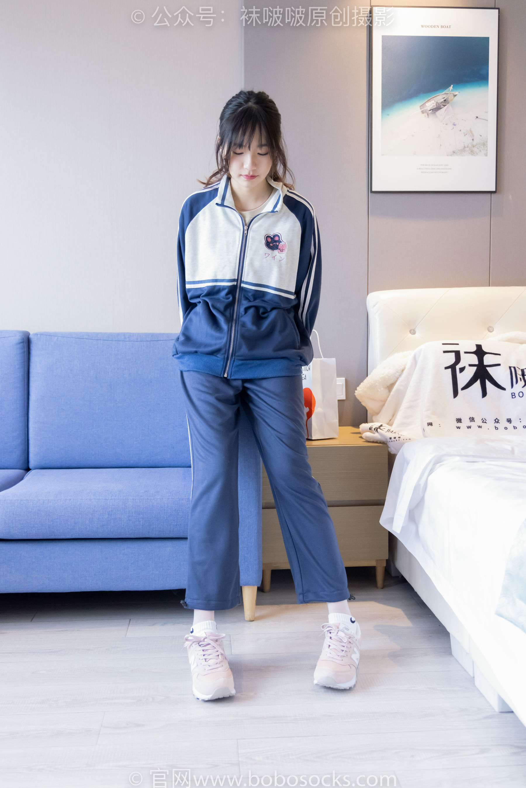 BoBoSocks袜啵啵 No.226 小甜豆-运动鞋、白棉袜、白丝