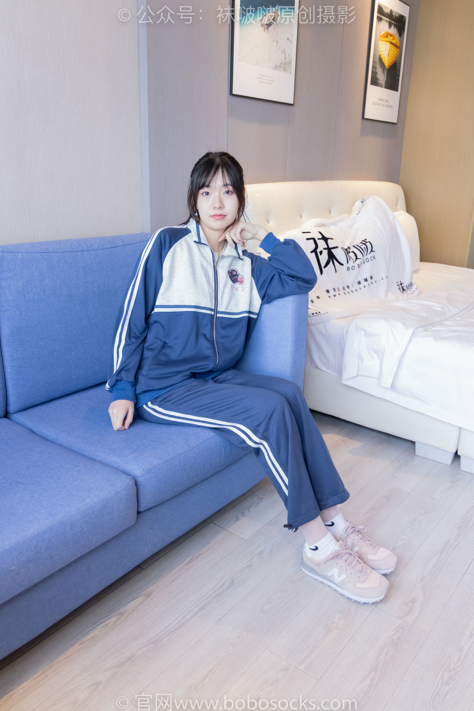 BoBoSocks袜啵啵 No.226 小甜豆-运动鞋、白棉袜、白丝