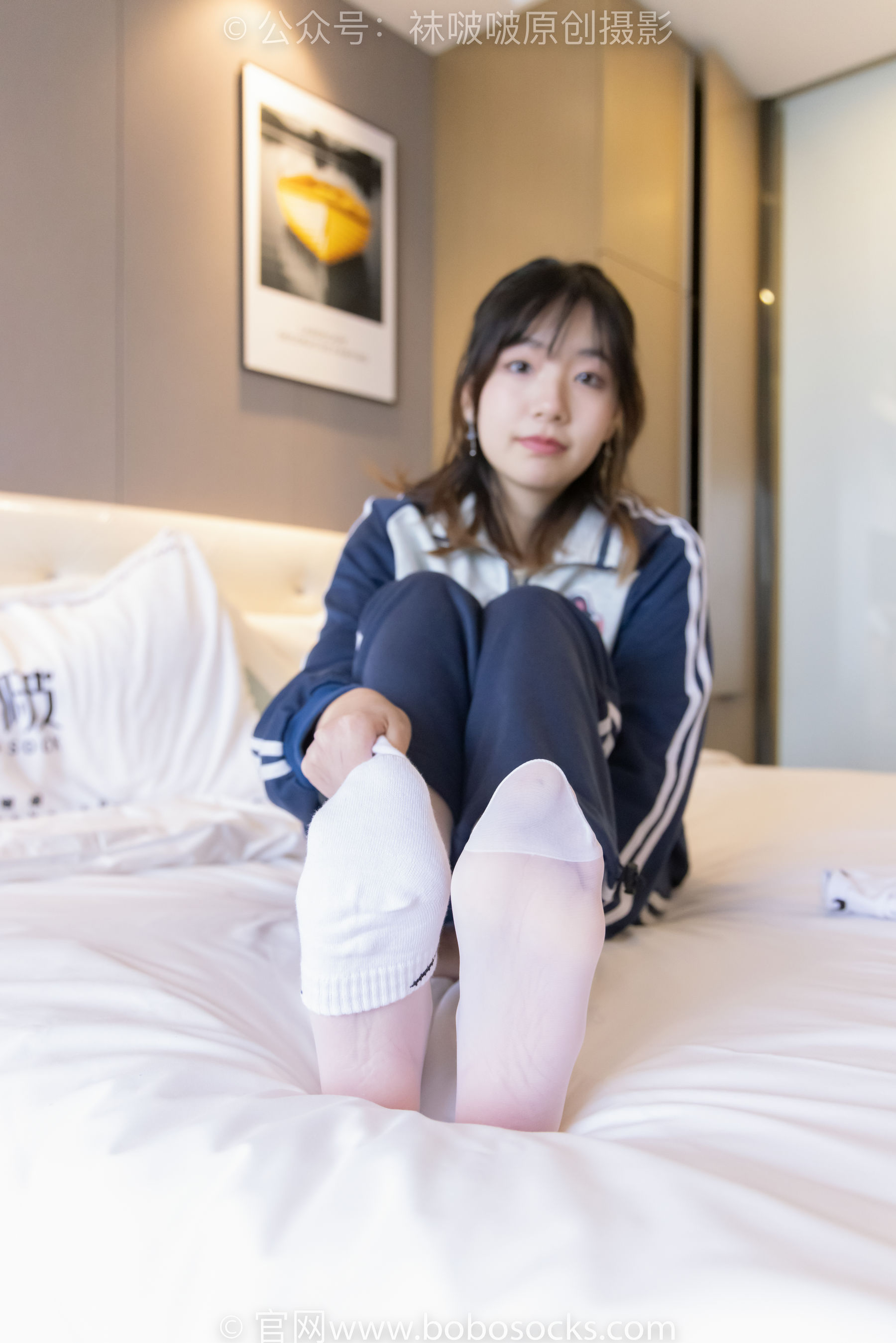 BoBoSocks袜啵啵 No.226 小甜豆-运动鞋、白棉袜、白丝