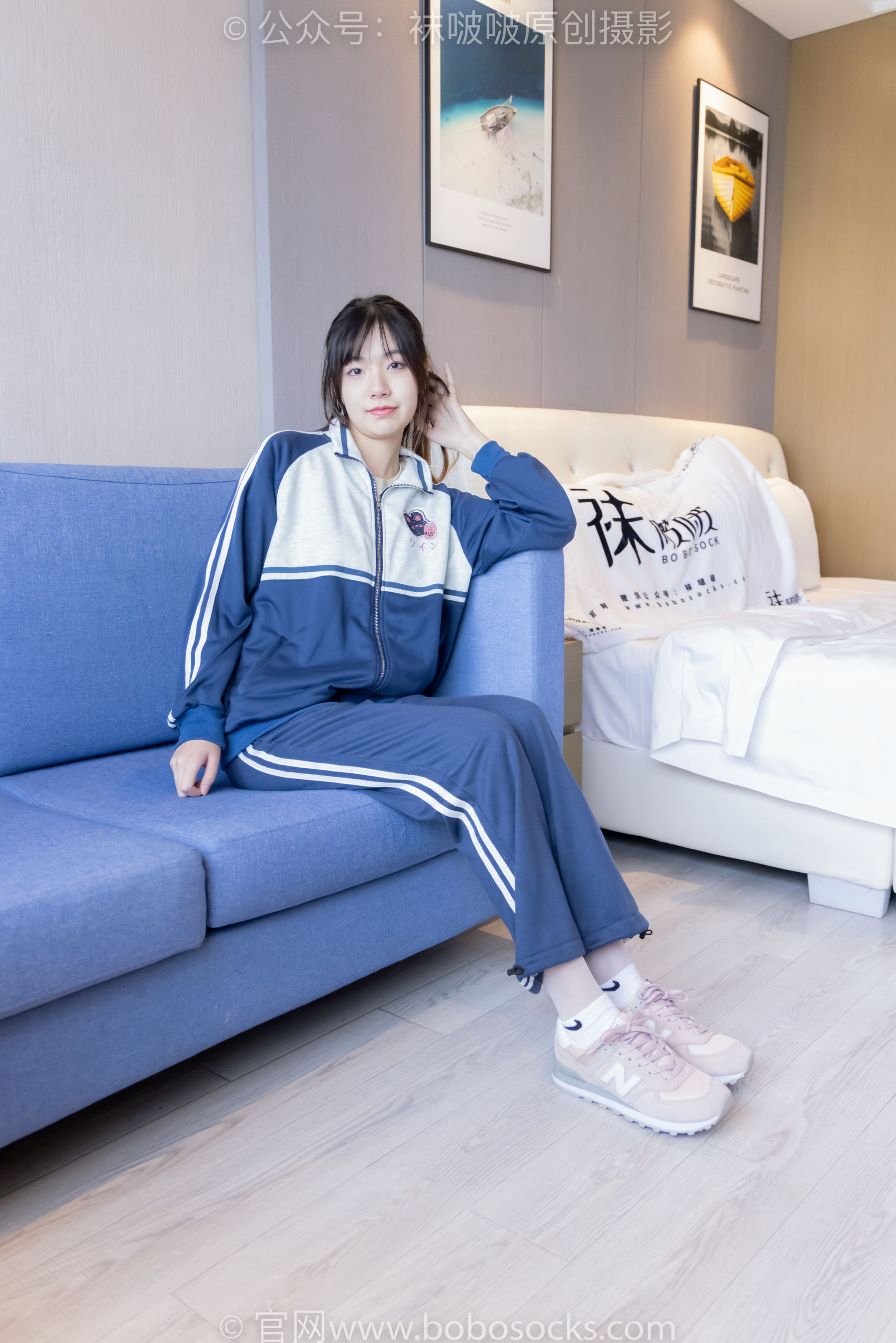 BoBoSocks袜啵啵 No.226 小甜豆-运动鞋、白棉袜、白丝