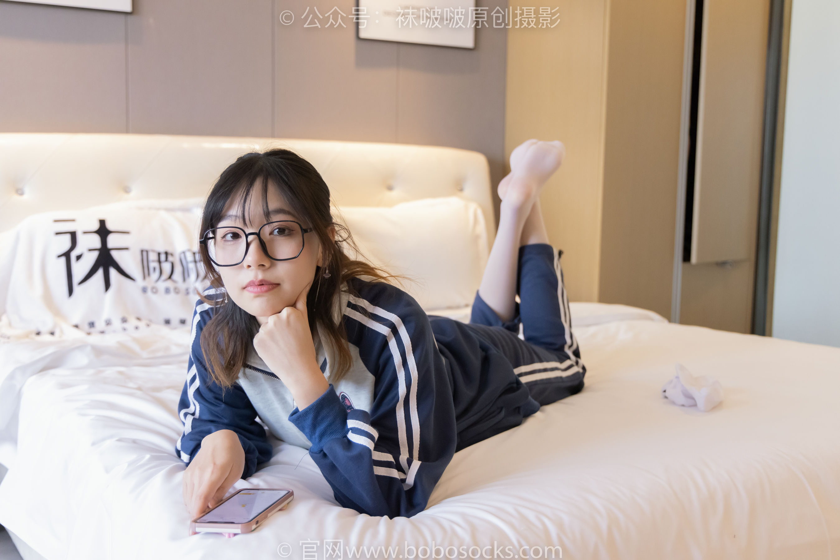 BoBoSocks袜啵啵 No.226 小甜豆-运动鞋、白棉袜、白丝
