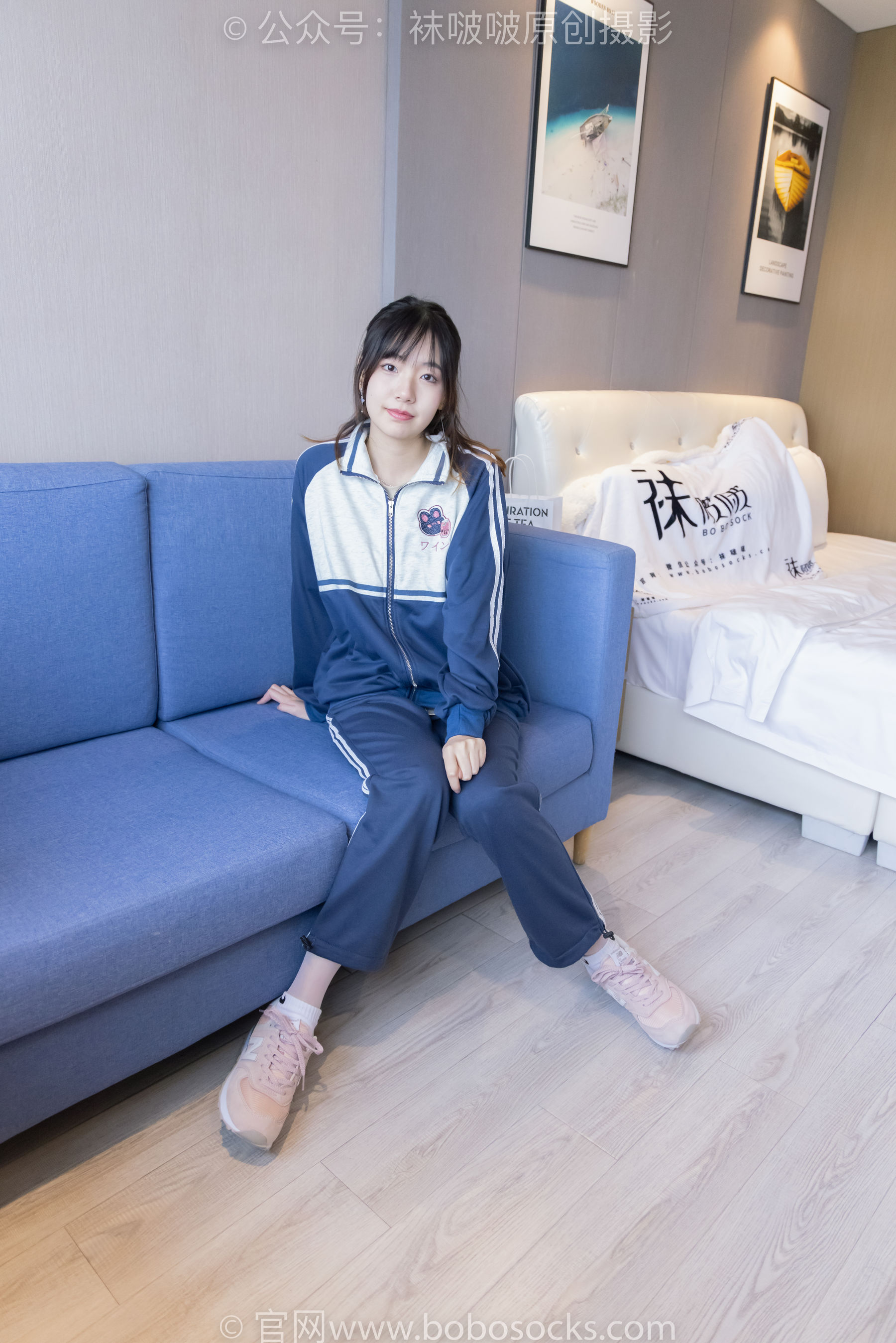 BoBoSocks袜啵啵 No.226 小甜豆-运动鞋、白棉袜、白丝