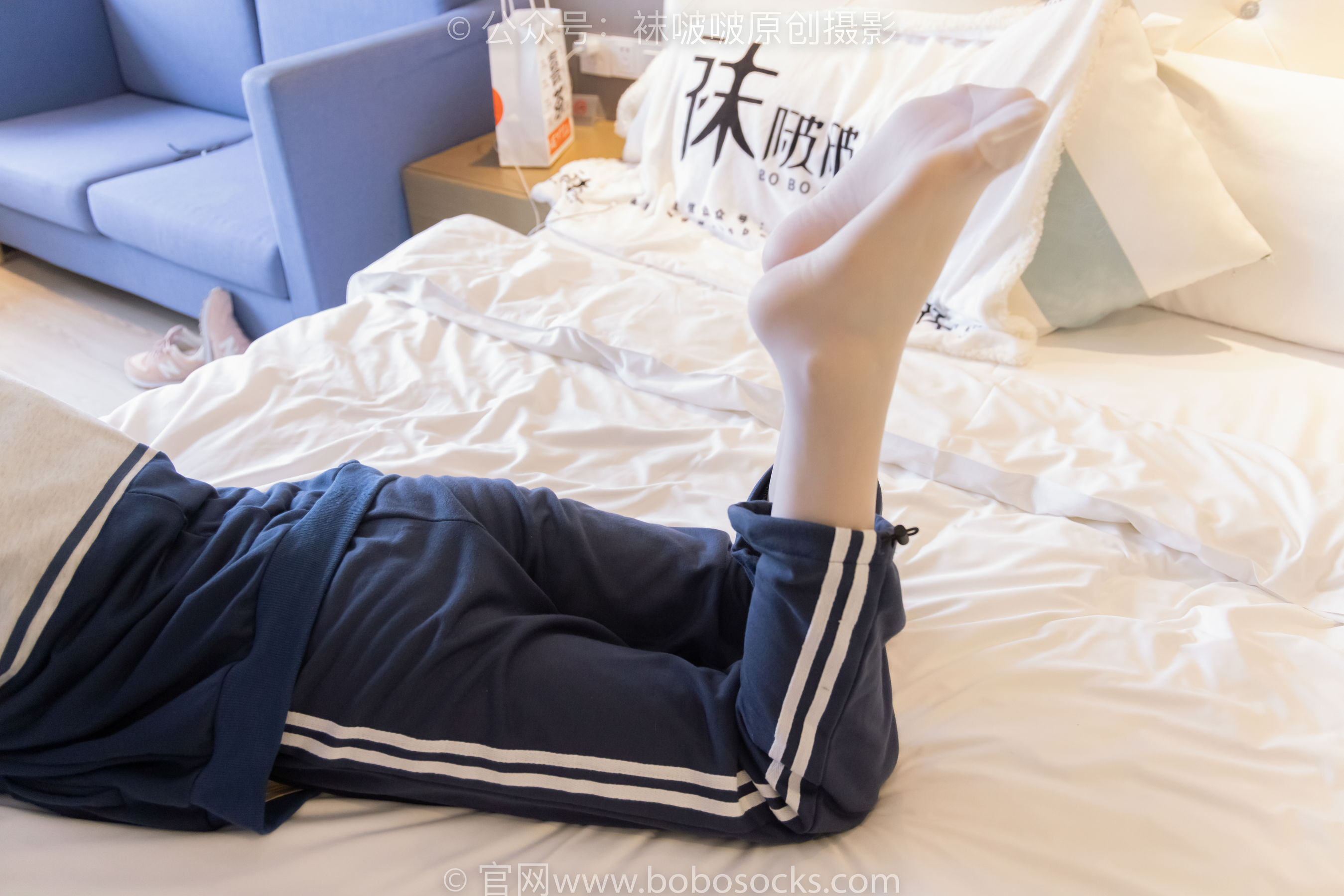 BoBoSocks袜啵啵 No.226 小甜豆-运动鞋、白棉袜、白丝