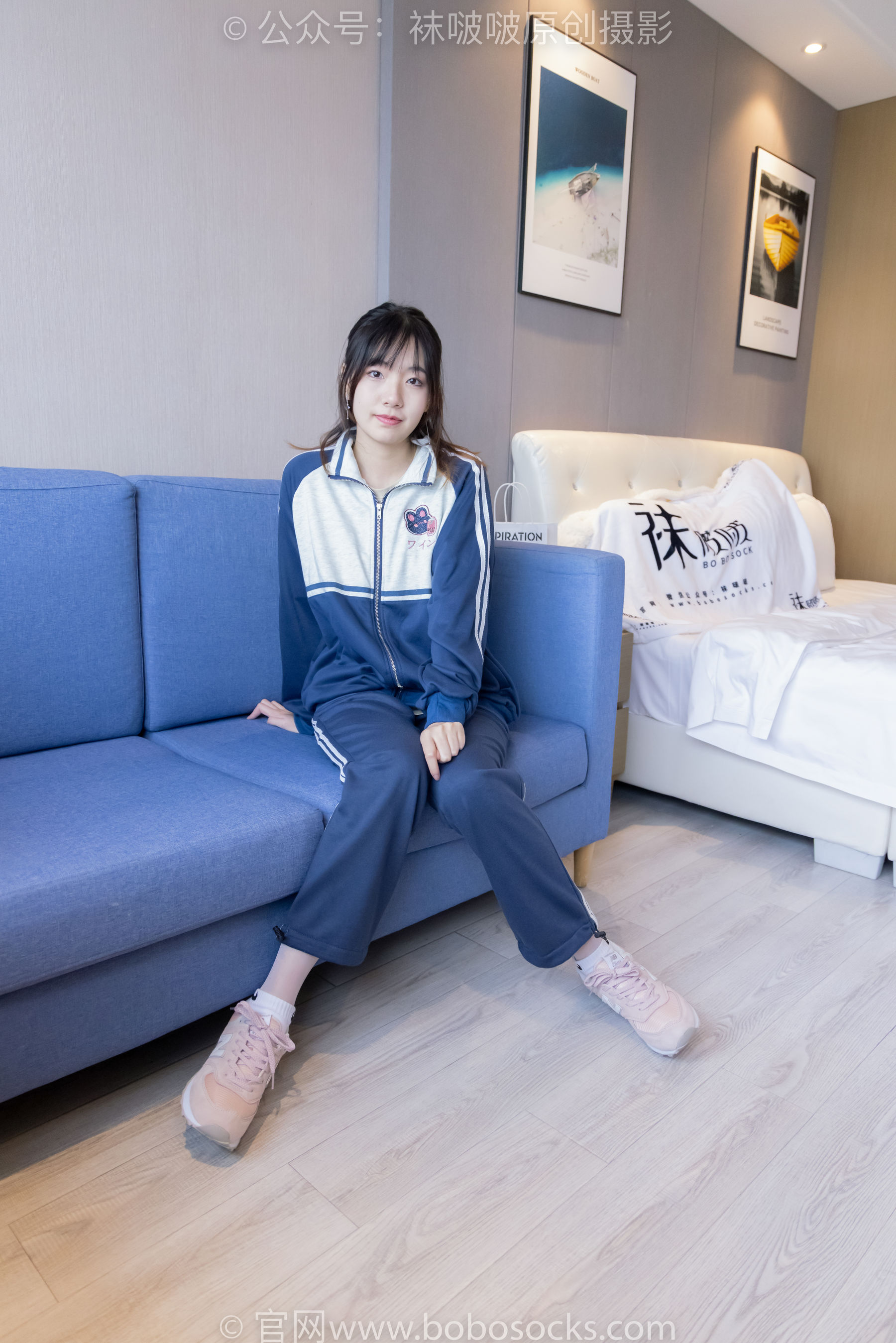 BoBoSocks袜啵啵 No.226 小甜豆-运动鞋、白棉袜、白丝
