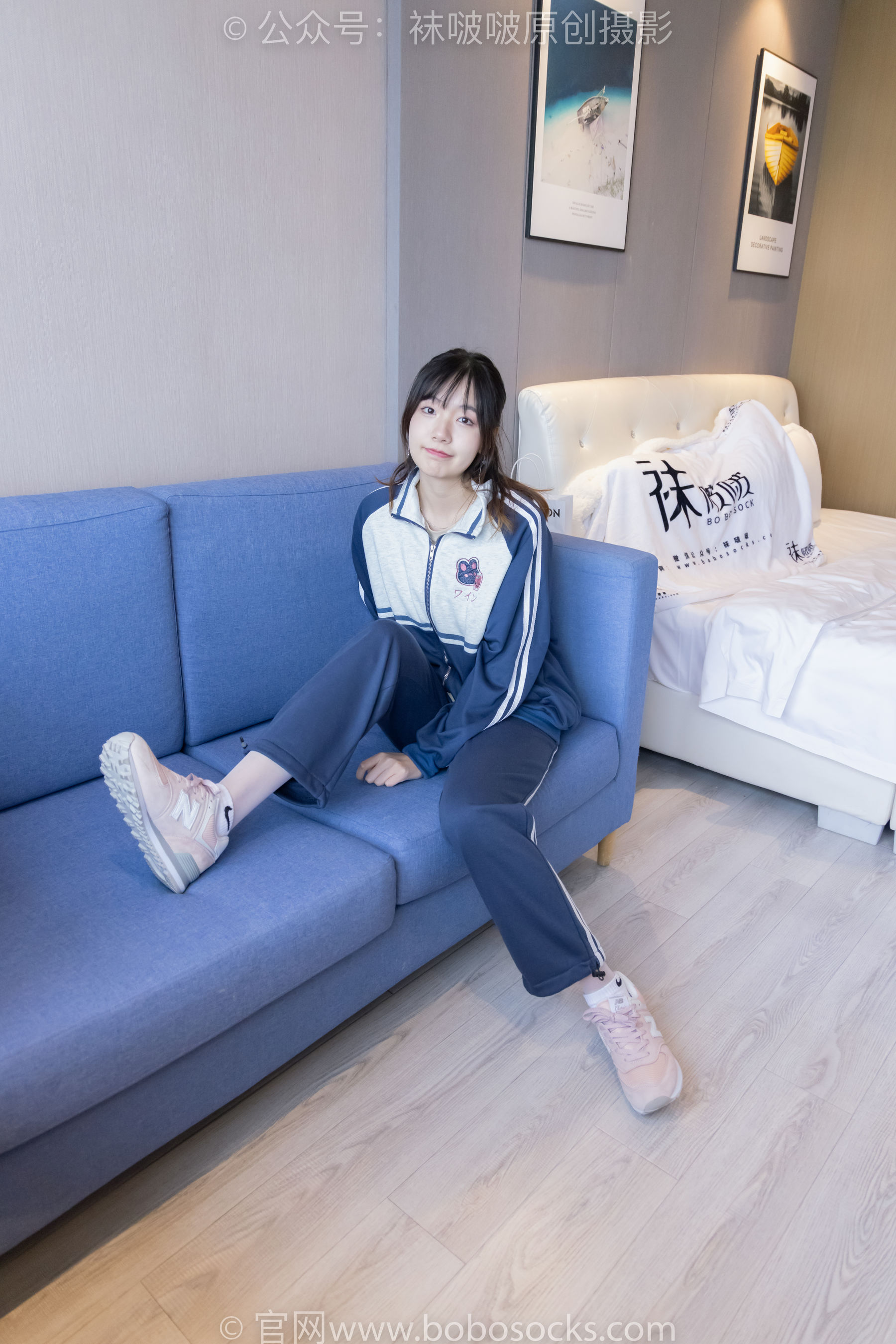 BoBoSocks袜啵啵 No.226 小甜豆-运动鞋、白棉袜、白丝
